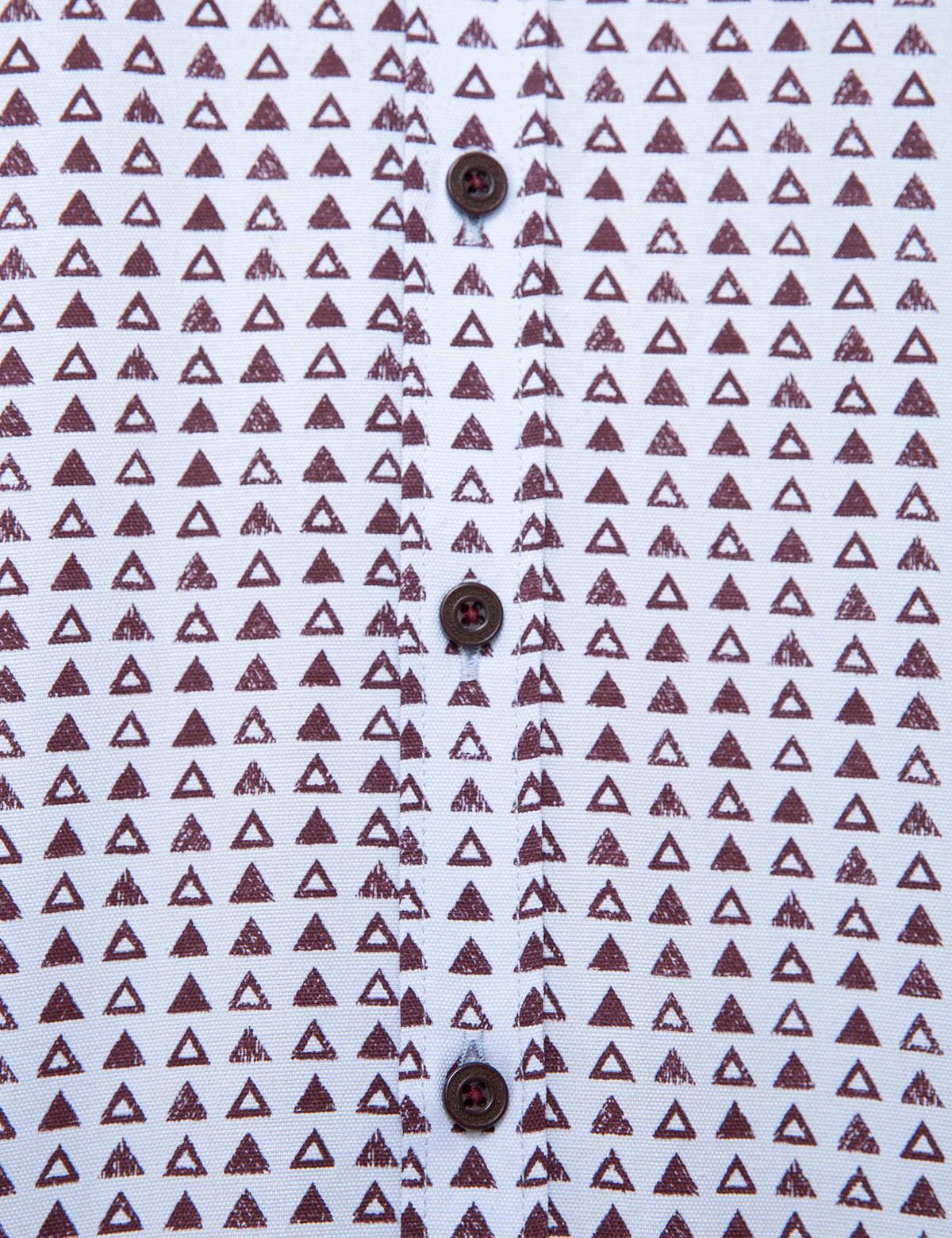 Bordo Regular Fit Uzun Kollu Gömlek - 50196709004