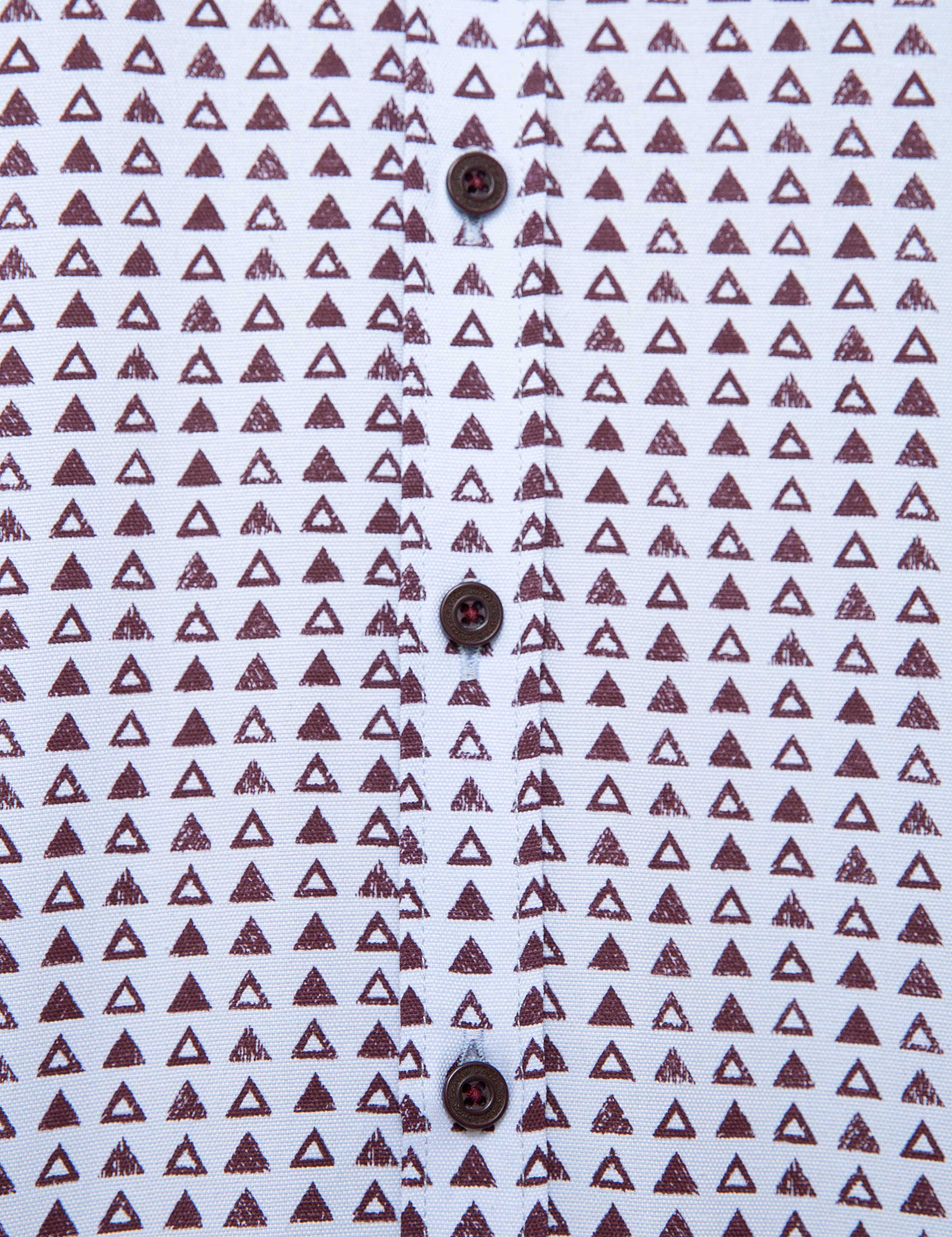 Bordo Regular Fit Uzun Kollu Gömlek - Image 6
