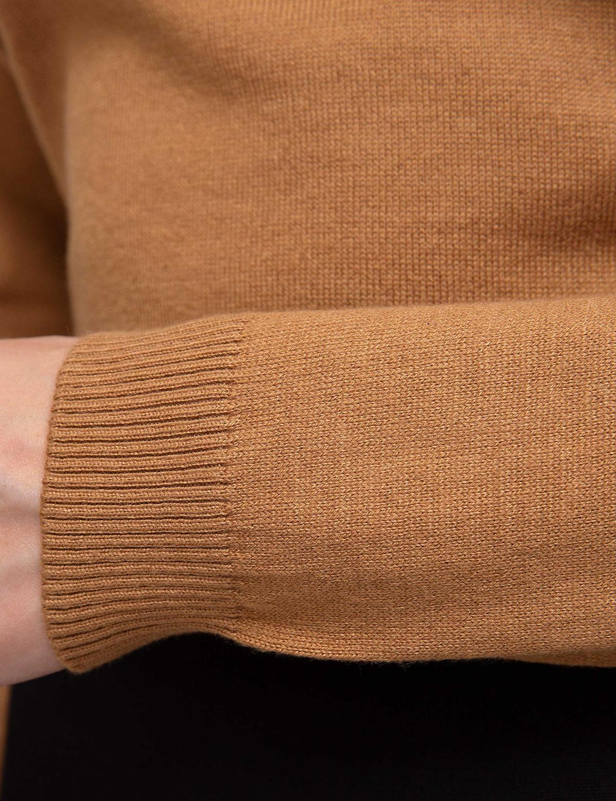 Kahverengi Triko Kazak - 50197181019