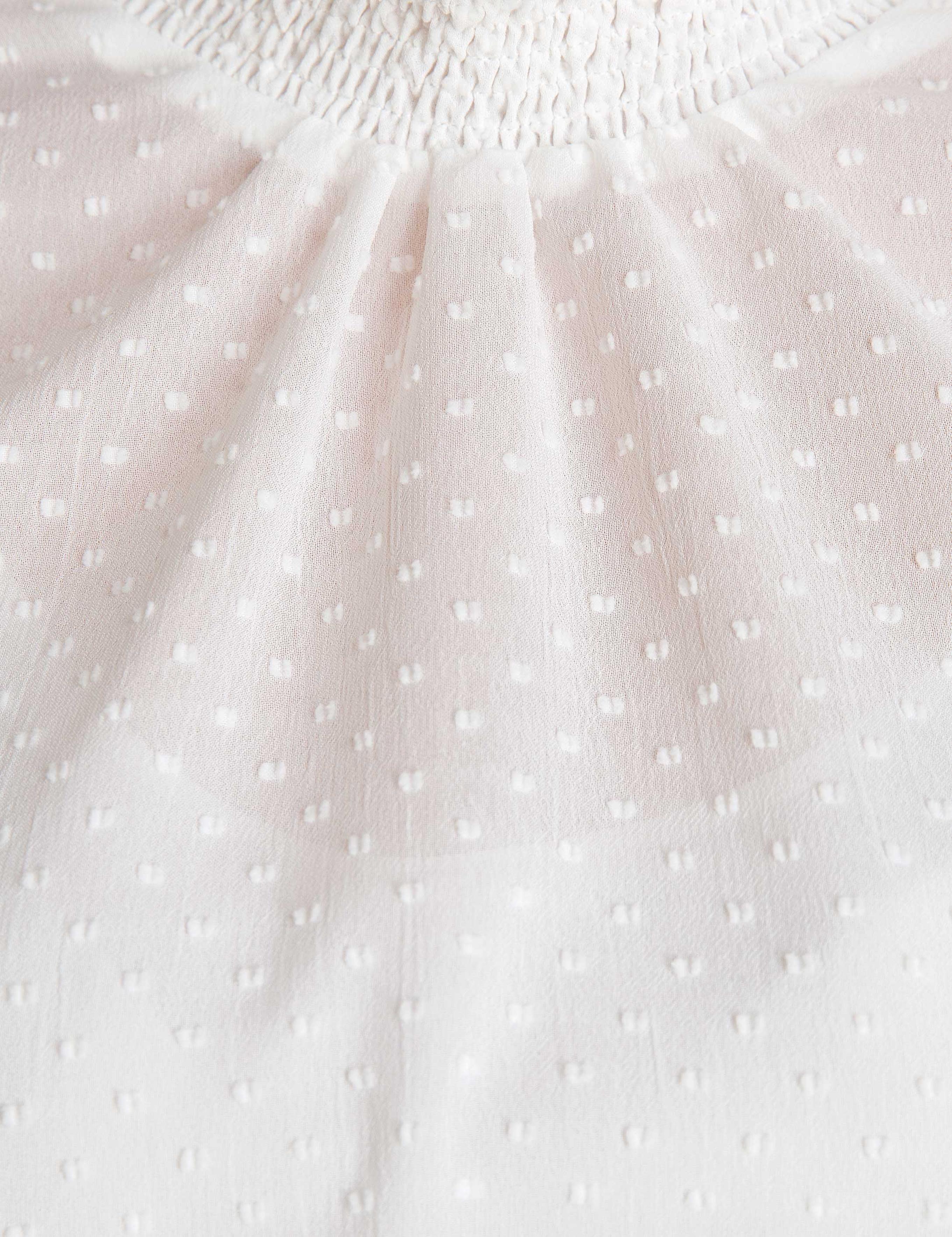 Ekru Comfort Fit Bluz