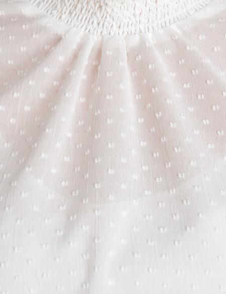 Ekru Comfort Fit Bluz - 50197280012