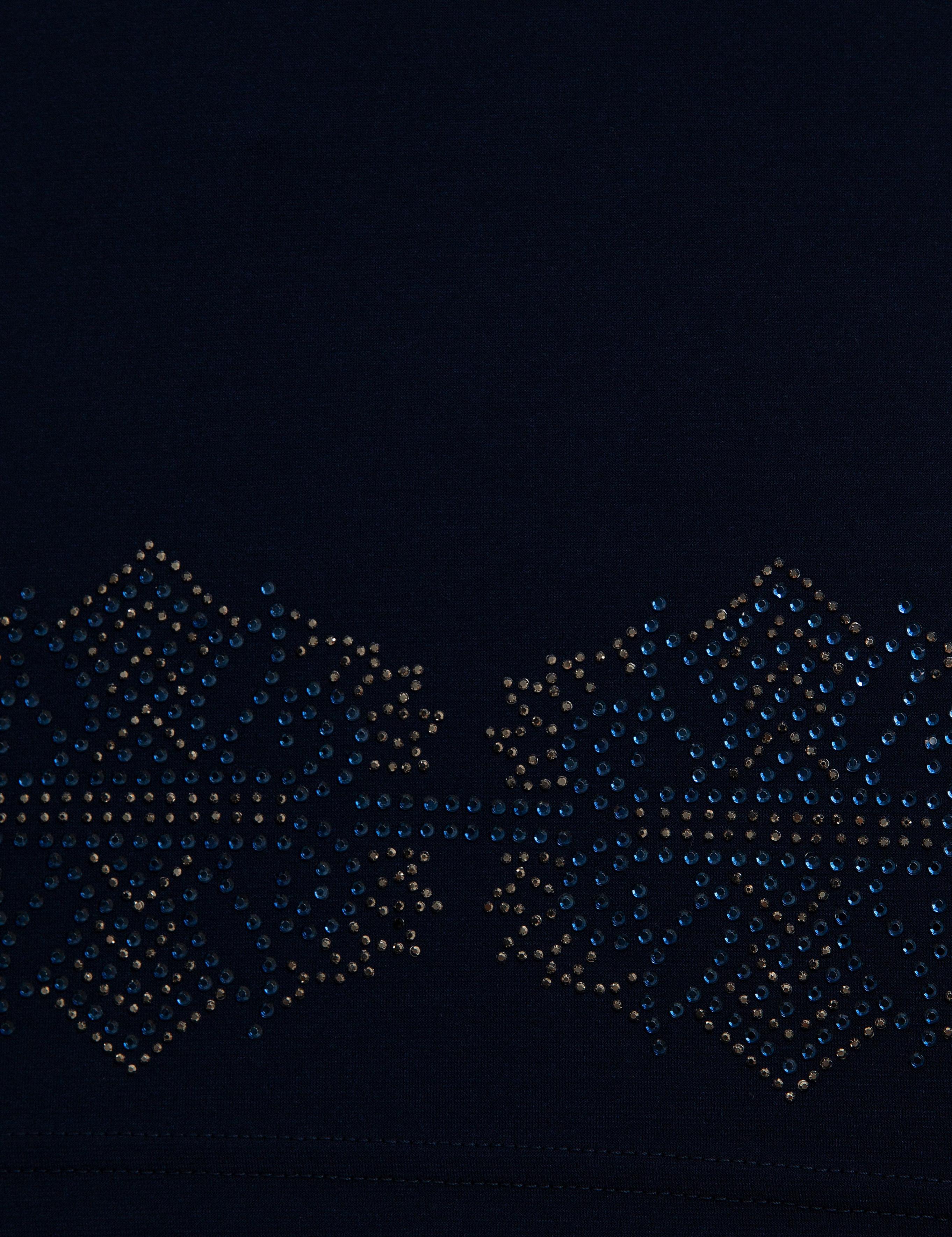 Lacivert Comfort Fit Bluz