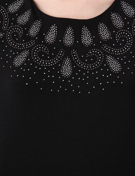 Siyah Comfort Fit Bluz - 50197787061