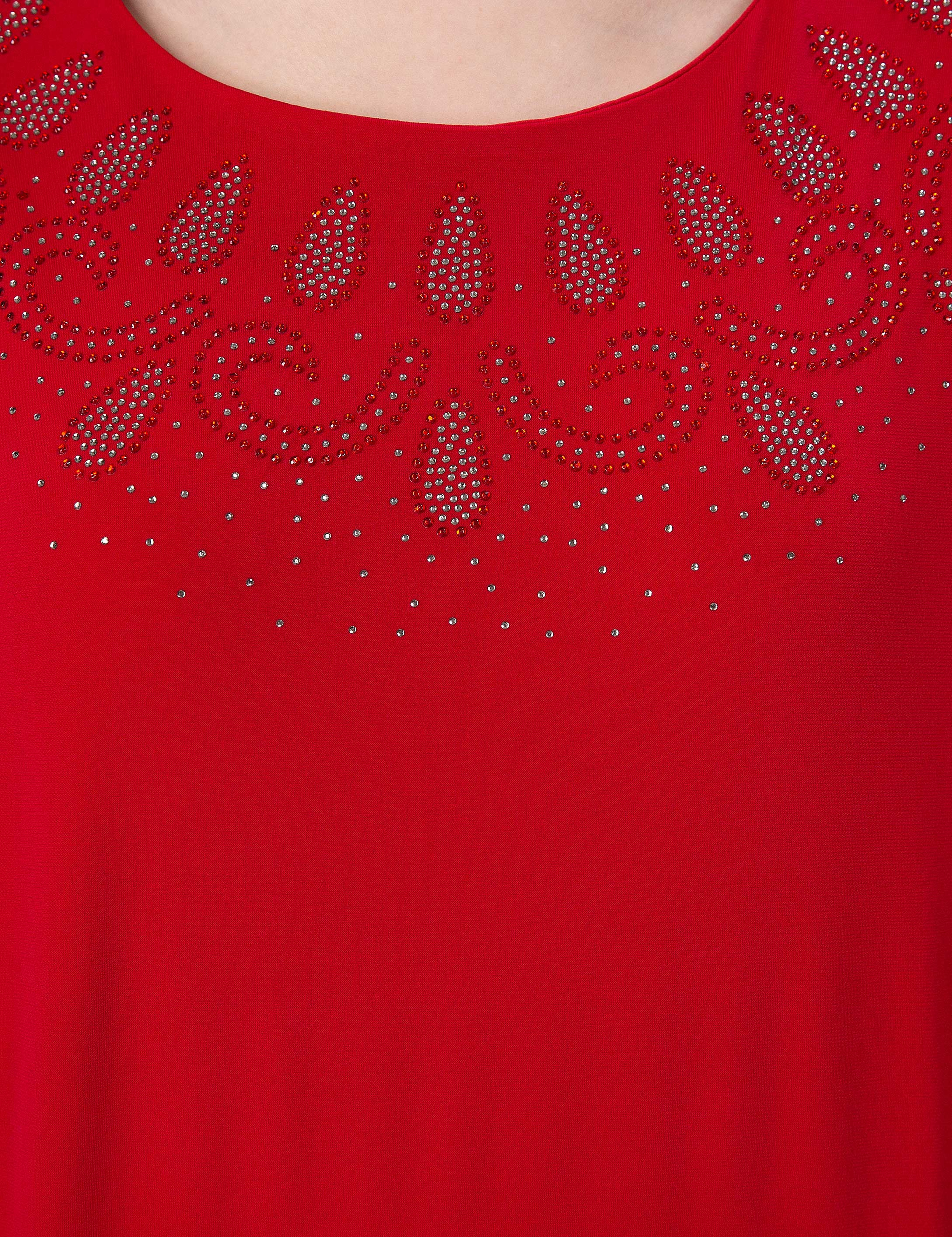 Kırmızı Comfort Fit Bluz - Image 6