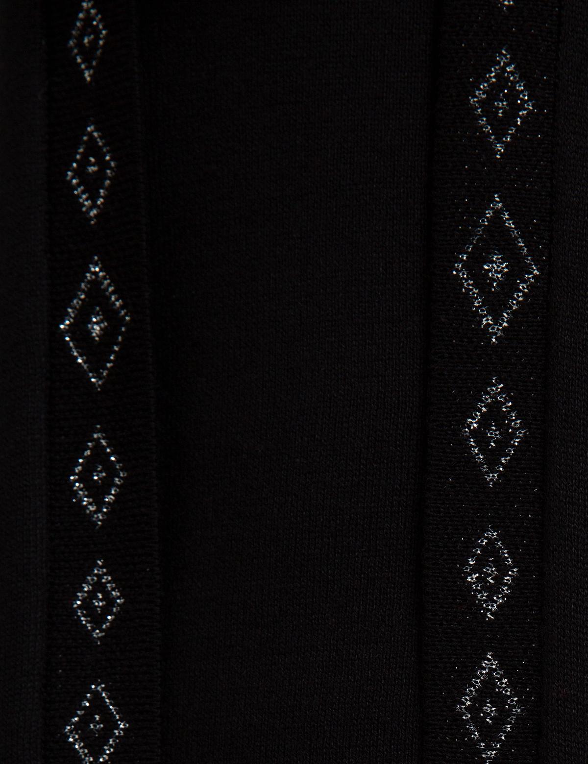 Siyah Regular Fit Kazak - 50197799014