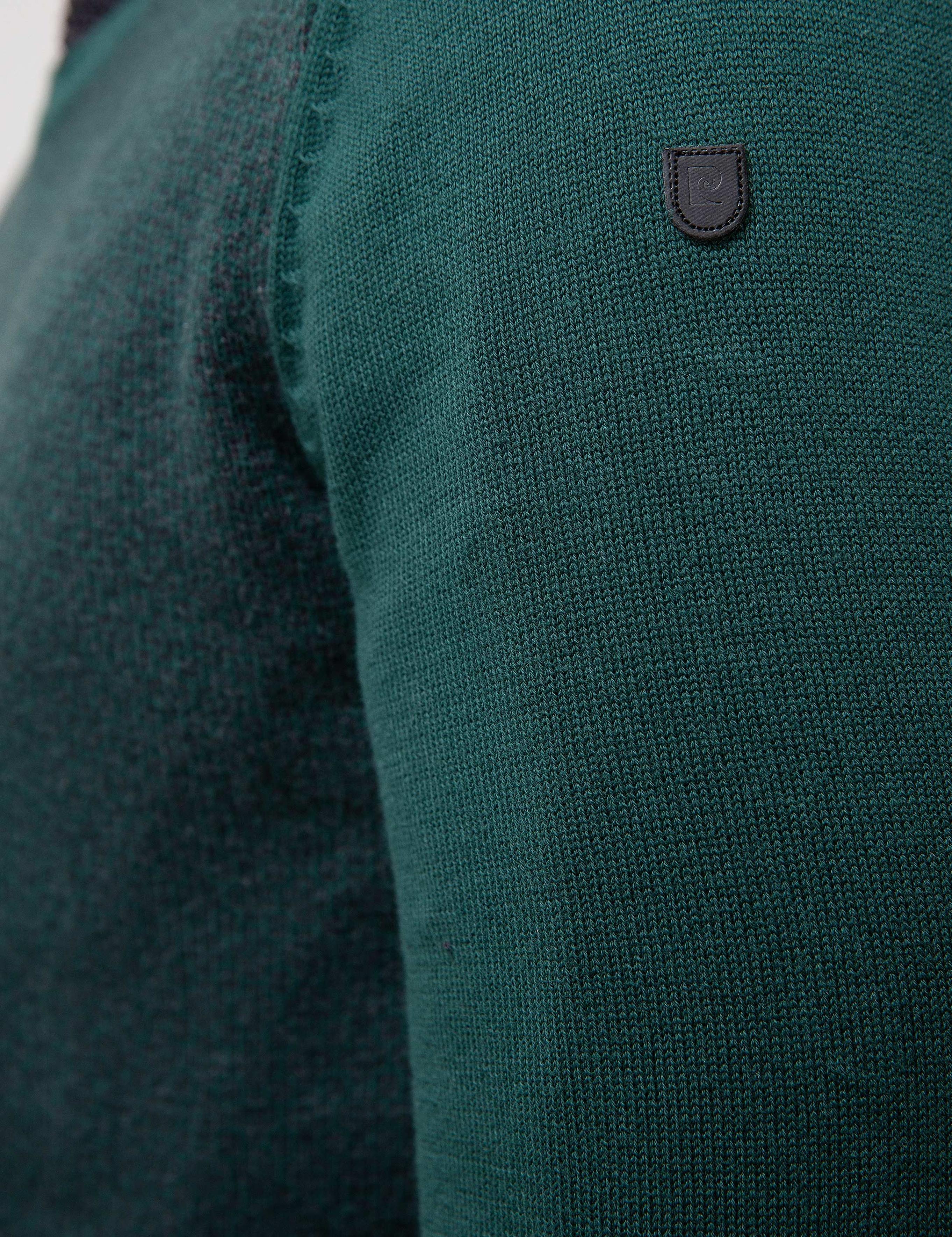 Yeşil Slim Fit Triko Kazak