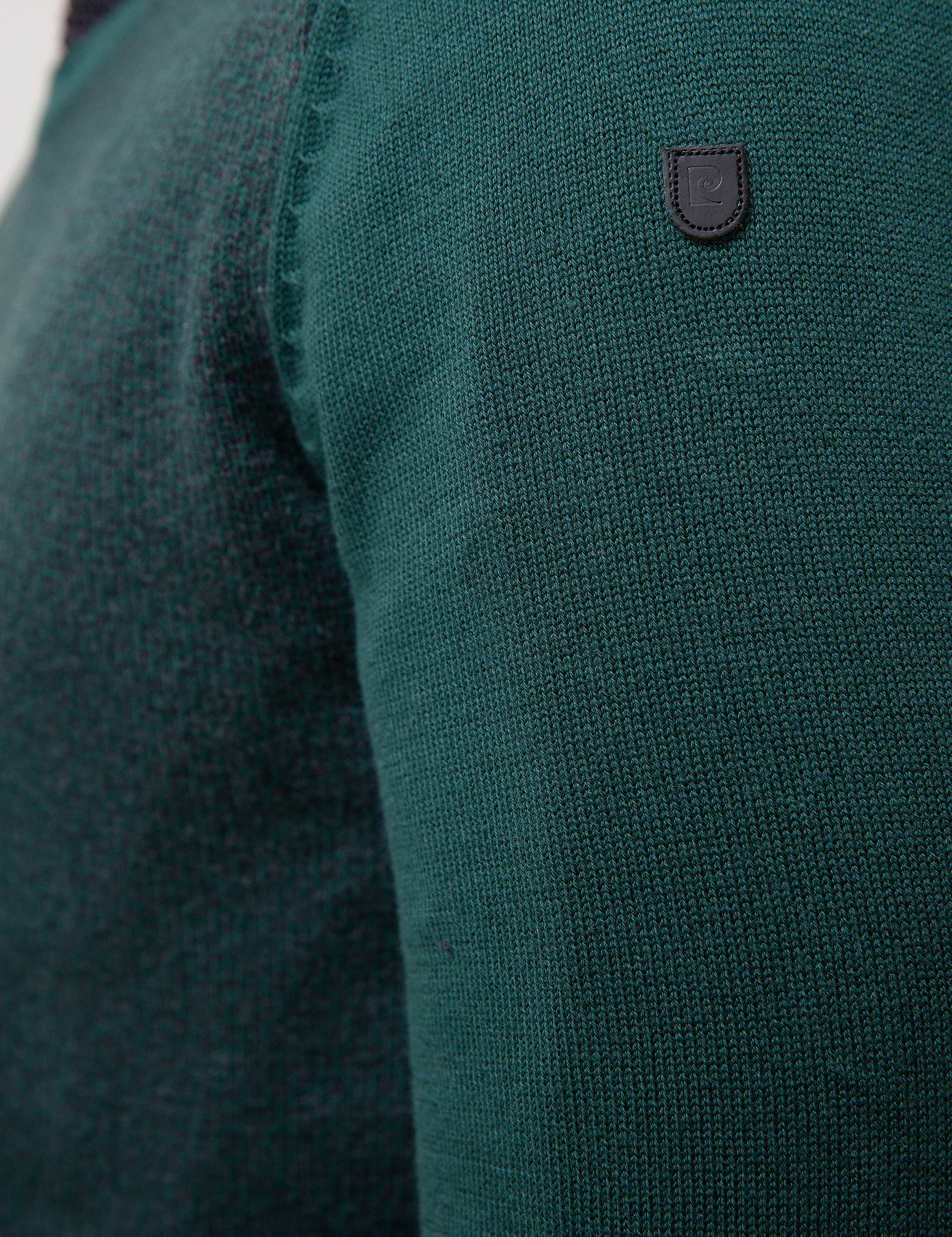 Yeşil Slim Fit Triko Kazak - Image 5