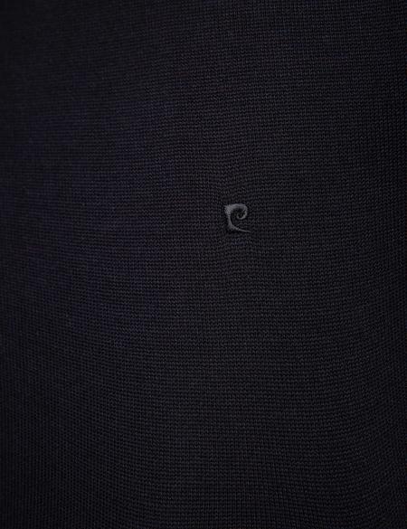 Siyah Slim Fit Yarım Balıkçı Yaka Triko Kazak - 50205305011