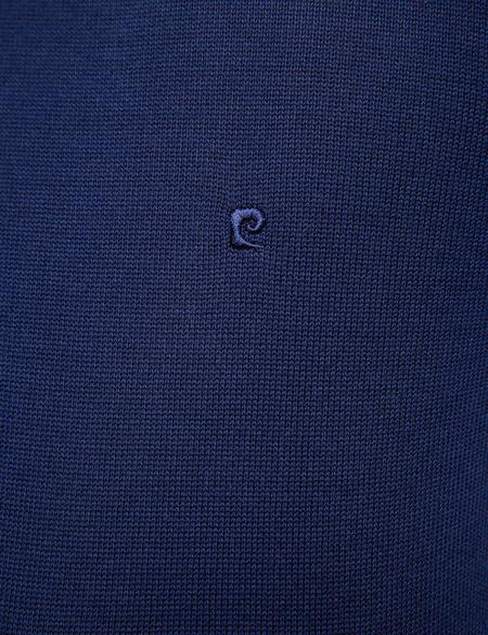 Lacivert Slim Fit Yarım Balıkçı Yaka Basic Triko Kazak - 50205305021