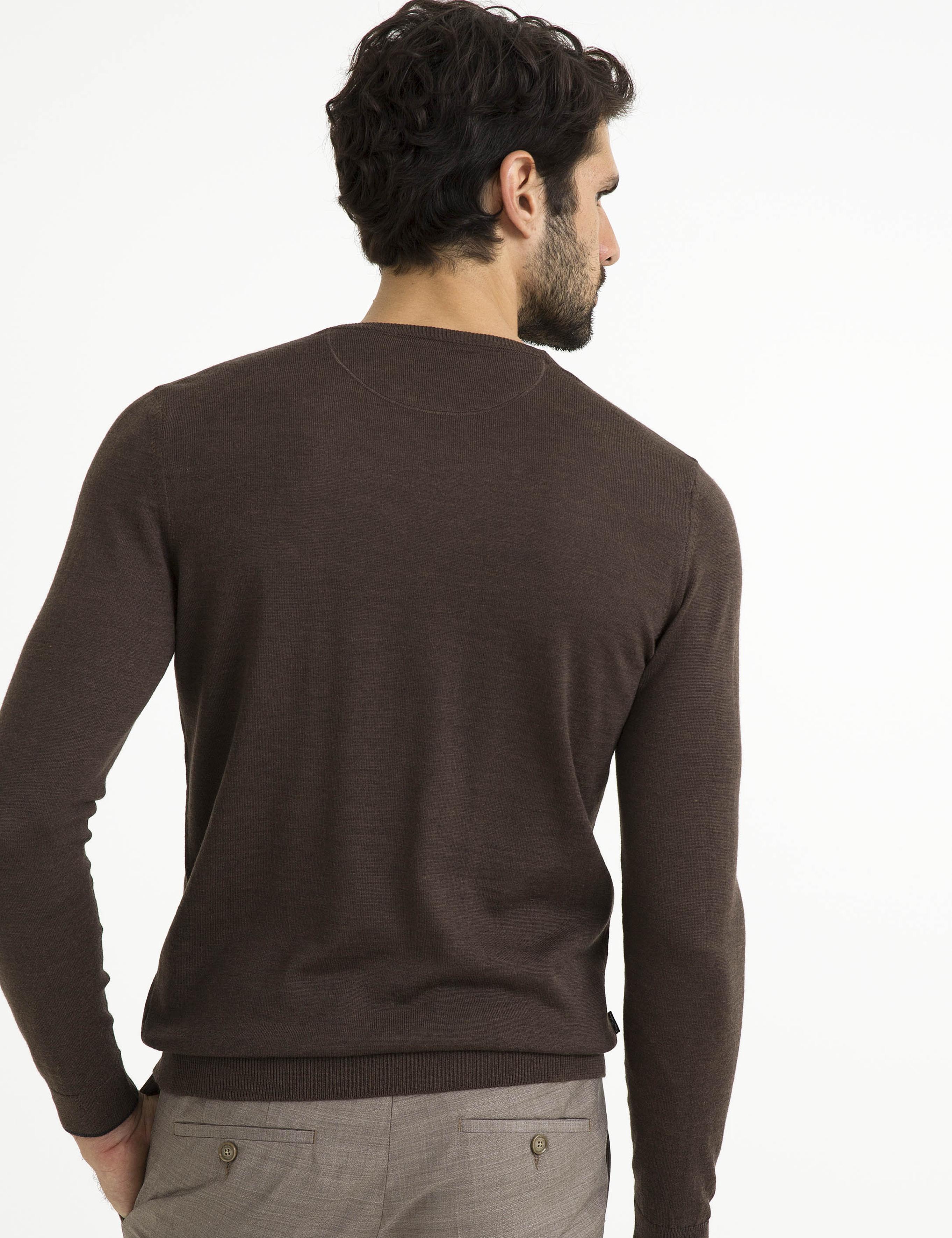 Kahverengi Triko Kazak