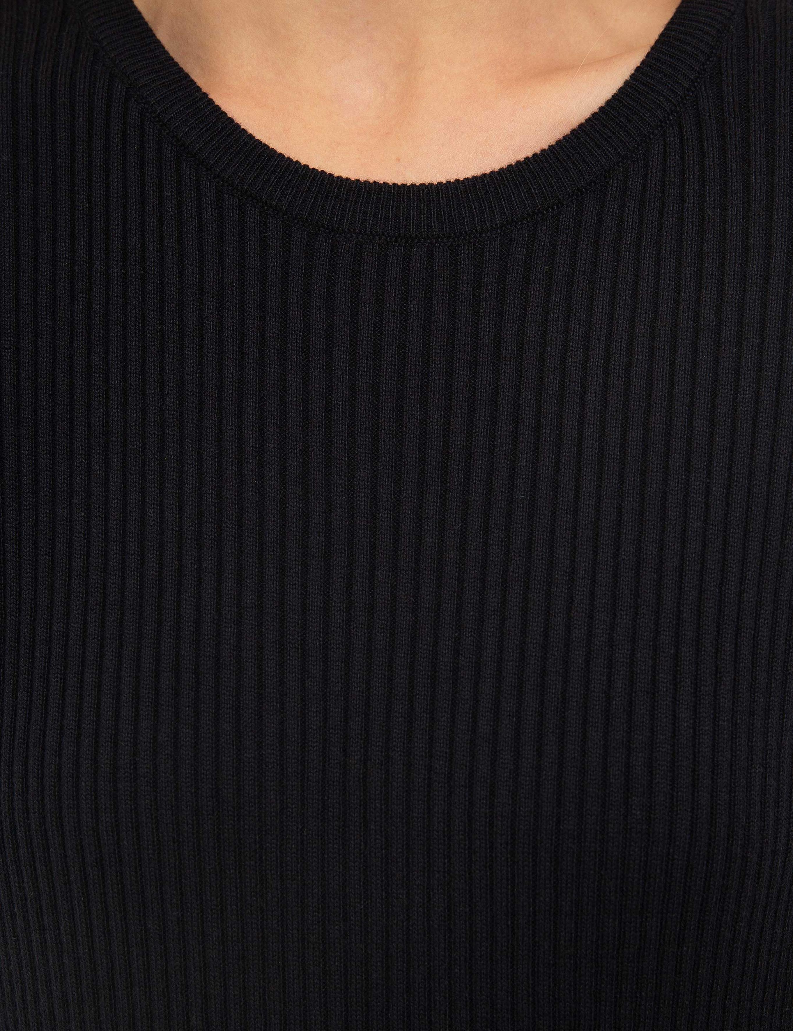 Lacivert Slim Fit Bisiklet Yaka Triko Kazak