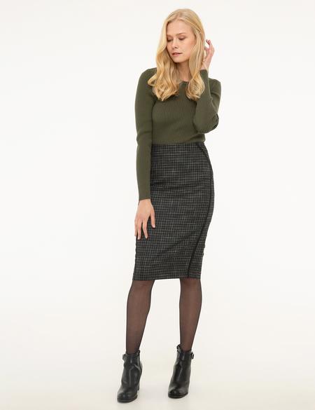 Haki Triko Kazak - 50197414102