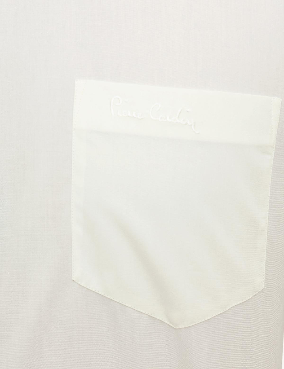 Ekru Regular Fit Uzun Kollu Basic Gömlek - 50197102046