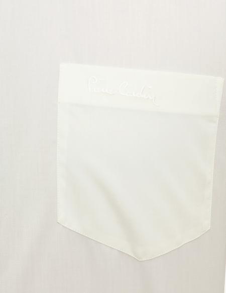 Ekru Regular Fit Uzun Kollu Basic Gömlek - 50197102046