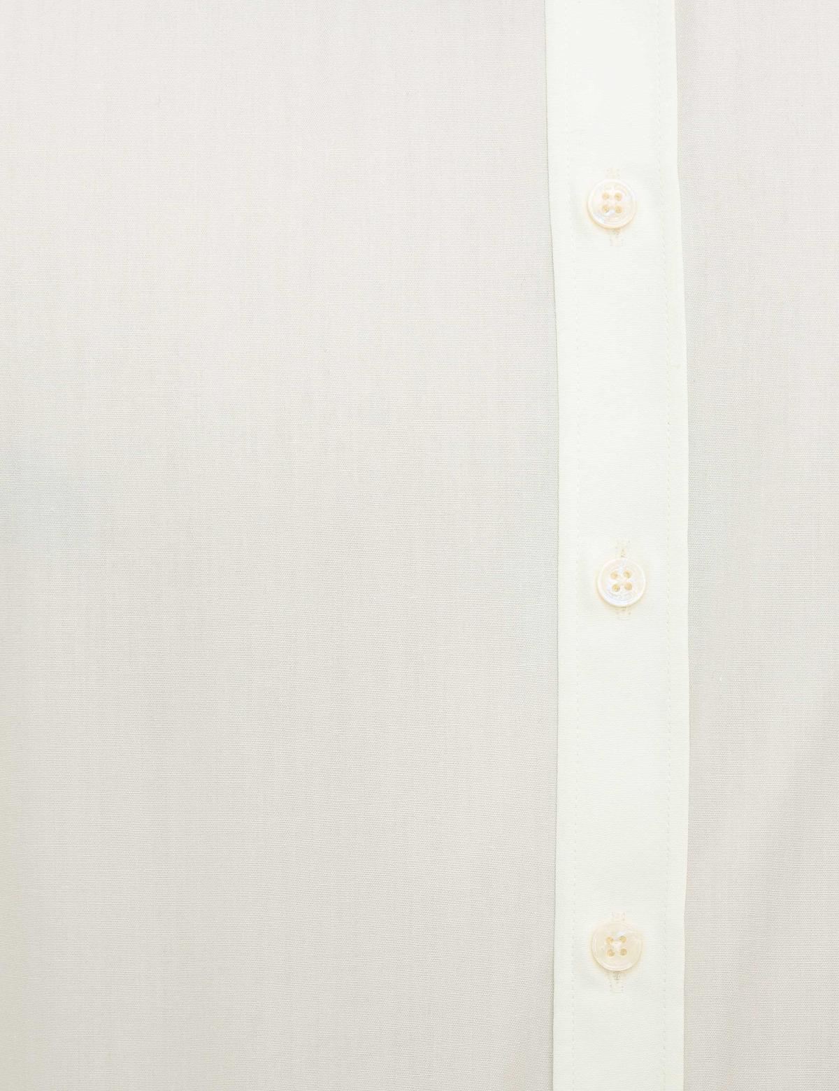 Ekru Regular Fit Uzun Kollu Basic Gömlek - 50197102046