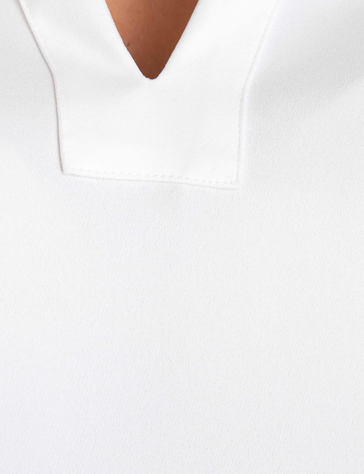 Ekru Regular Fit Bluz - 50197179039