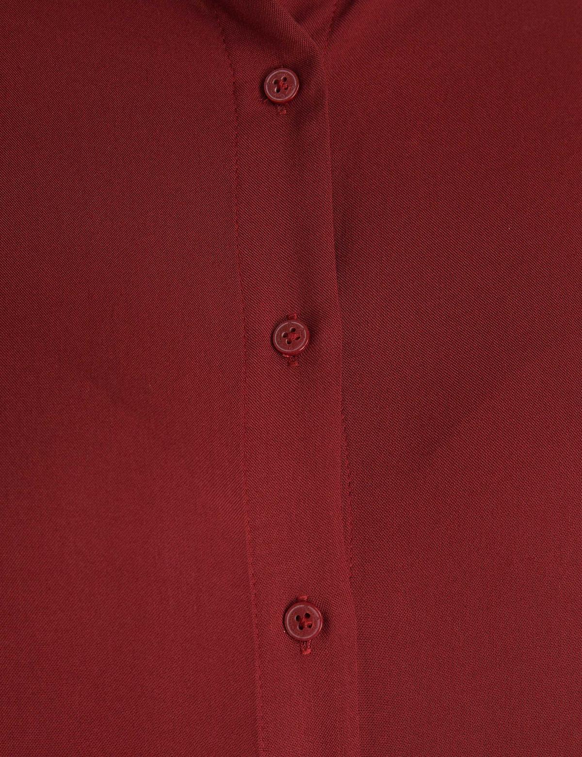 Bordo Dokuma Gömlek - 50197226053