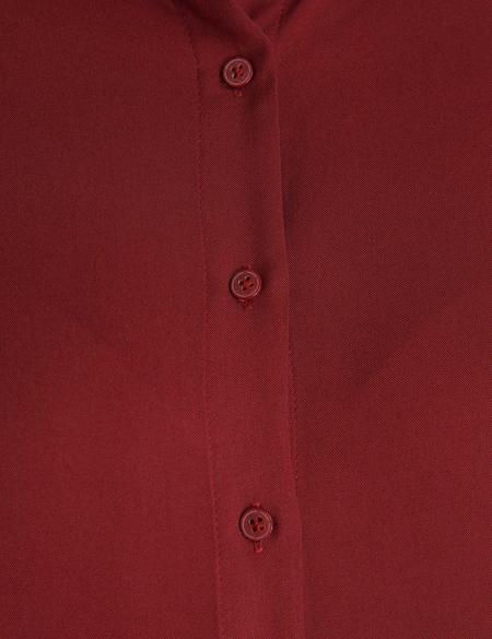 Bordo Dokuma Gömlek - 50197226053