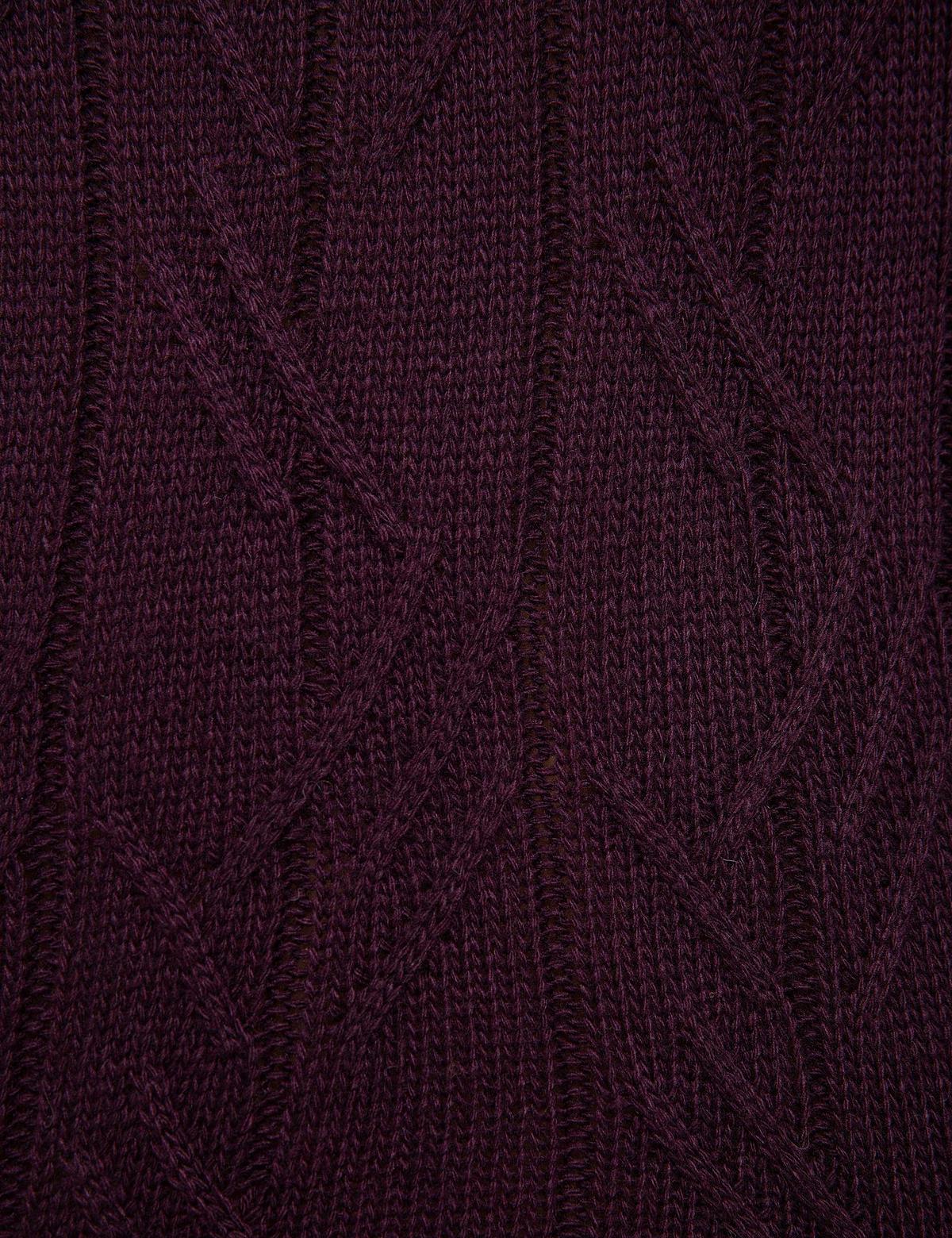 Bordo Slim Fit Triko Kazak - 50193360034