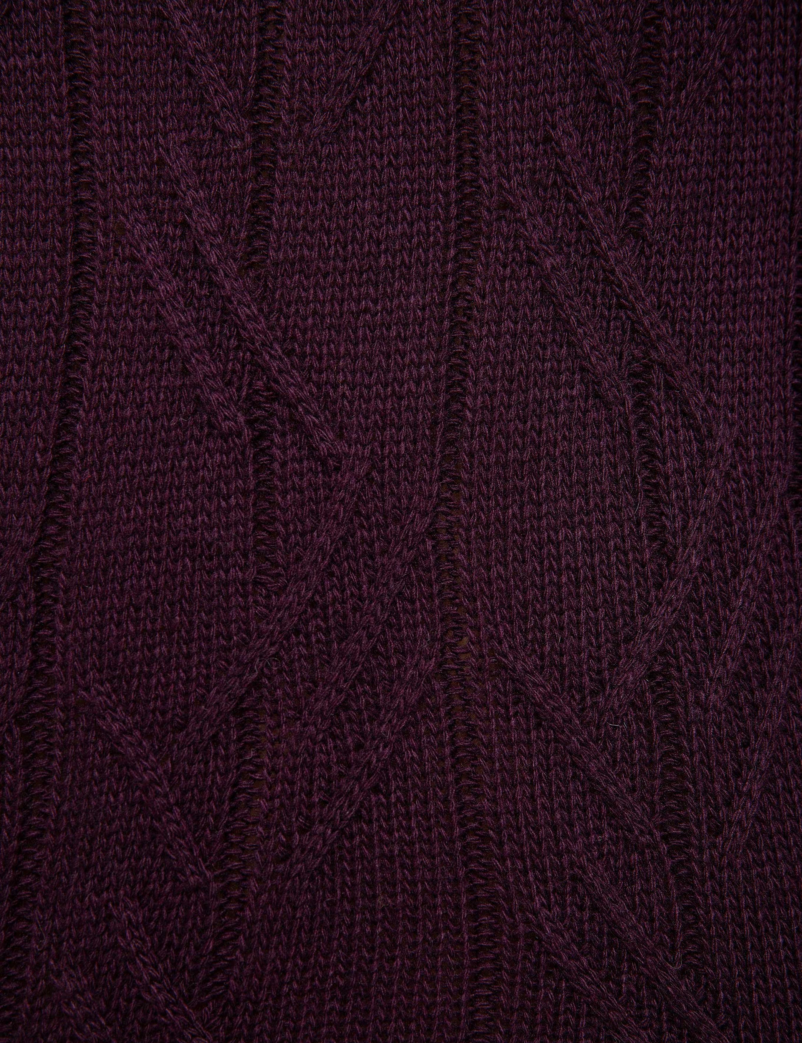 Bordo Slim Fit Triko Kazak