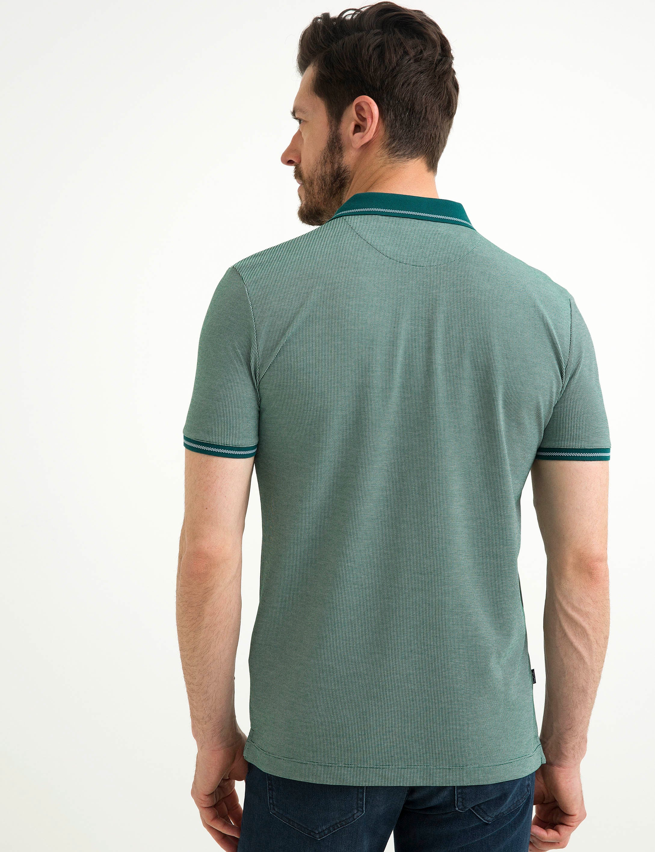 Koyu Yeşil Slim Fit Tişört