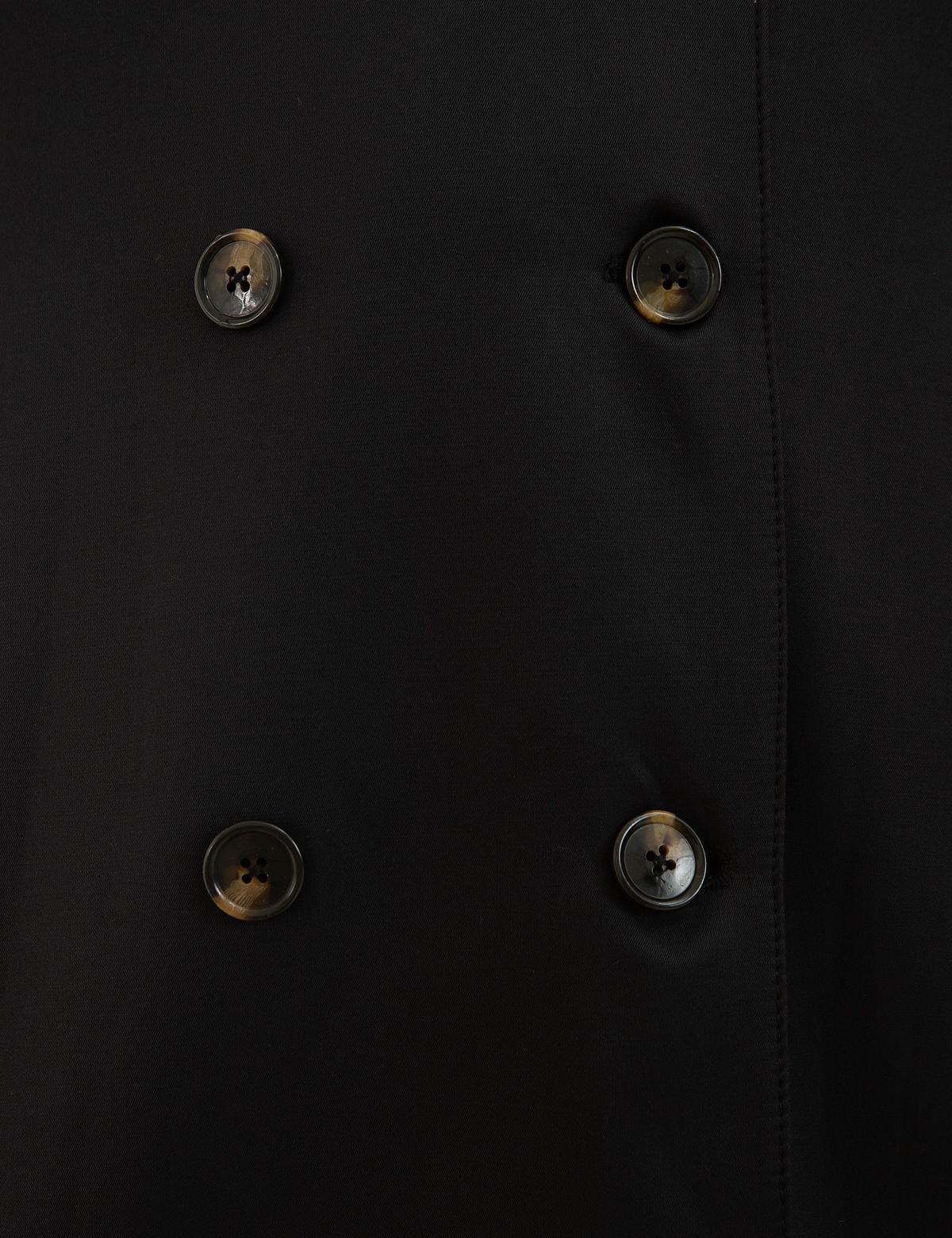 Siyah Slim Fit Trençkot - 50198758011