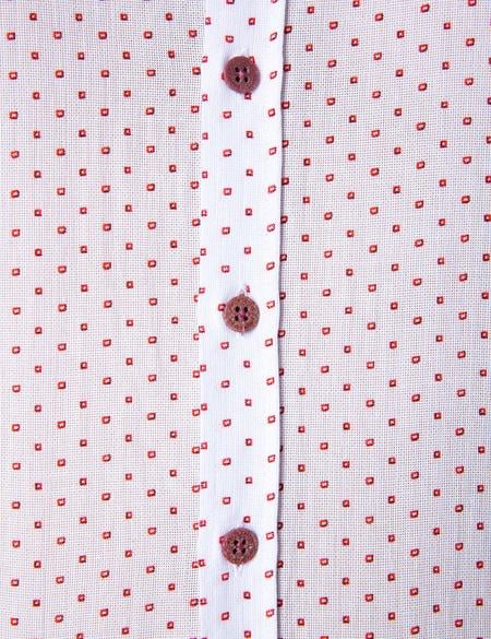 Kırmızı Slim Fit Uzun Kollu Gömlek - 50200622001