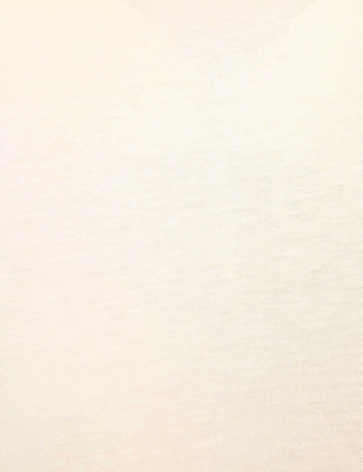 Açık Sarı Bisiklet Yaka Tişört - 50200752049