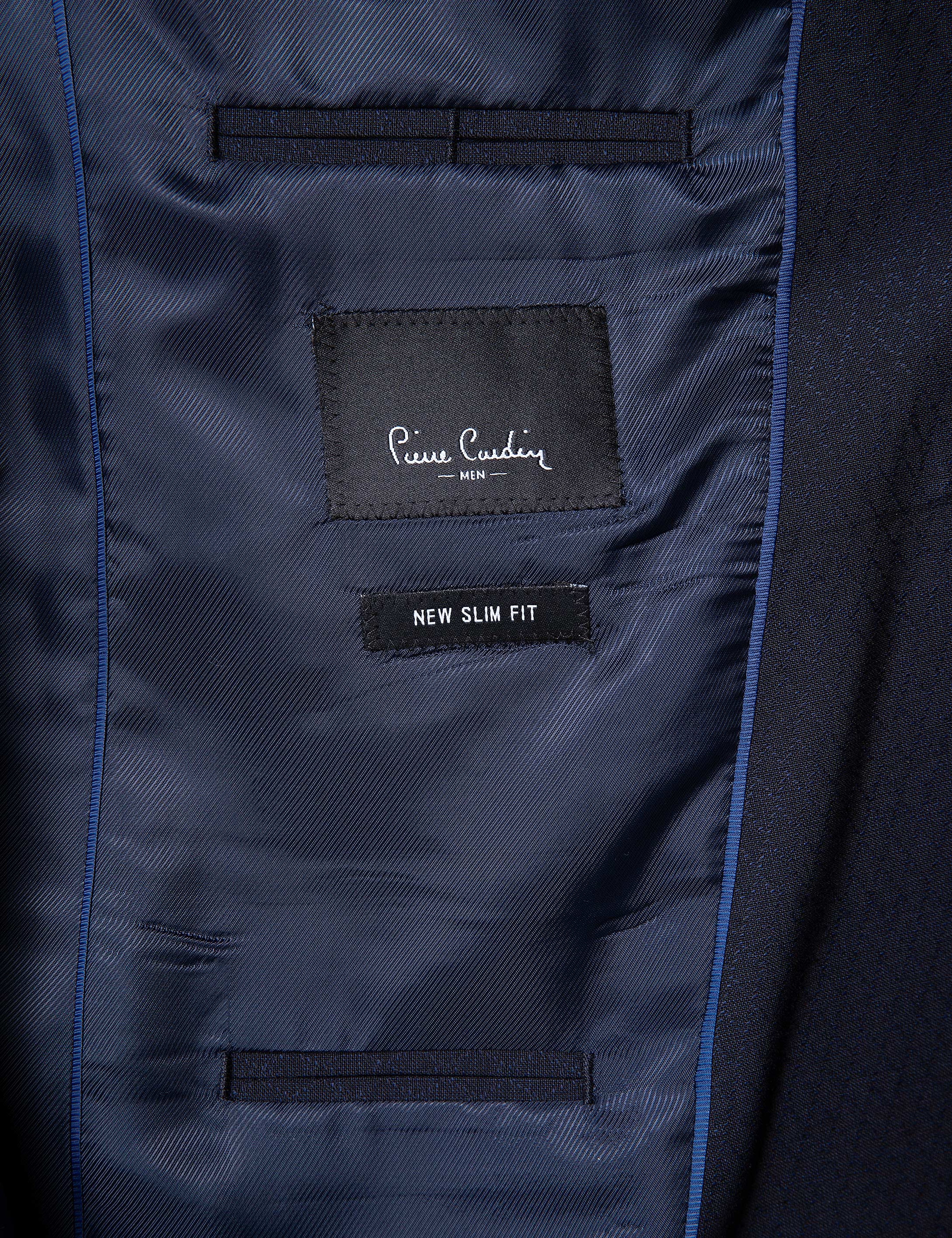 Lacivert Ekstra Slim Fit Yelekli Takım Elbise - Image 6