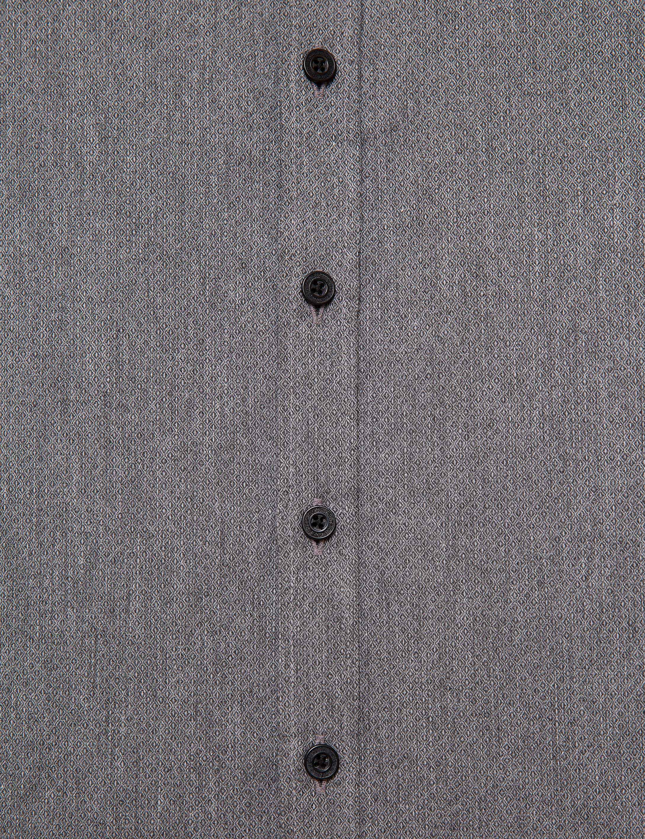 Gri Slim Fit Gömlek