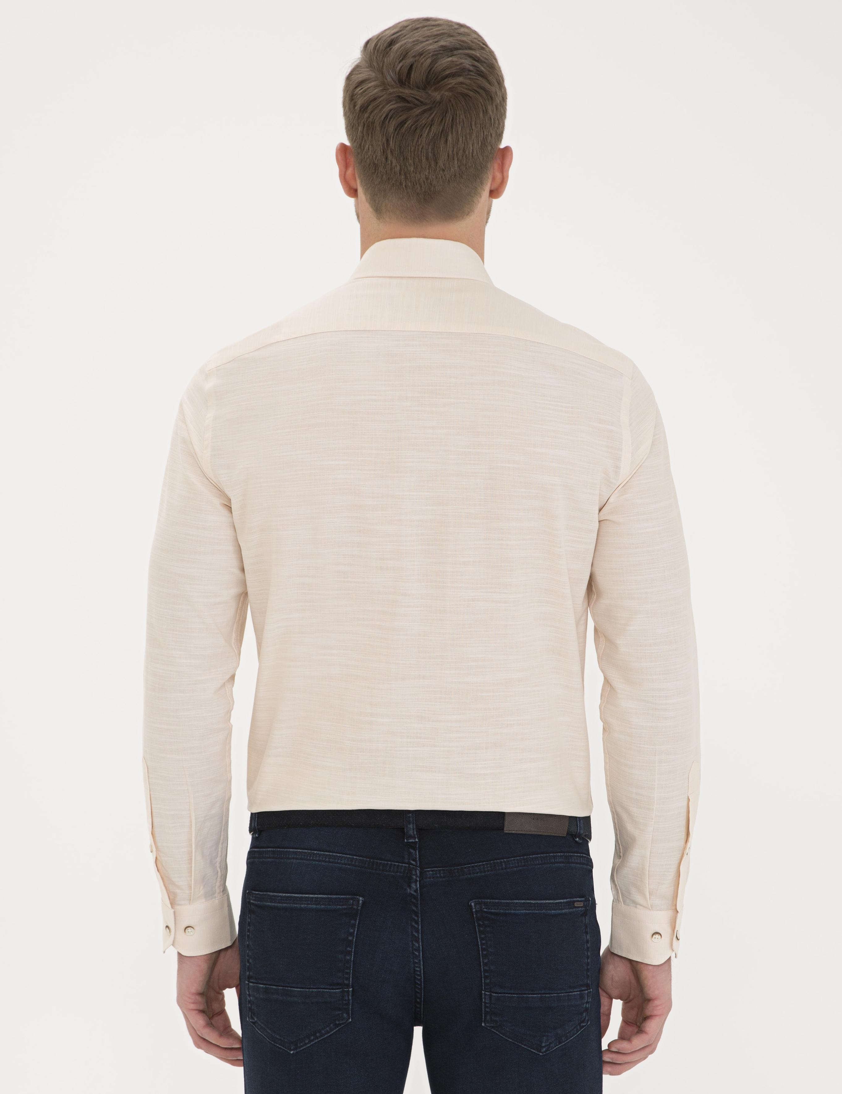 Somon Slim Fit Uzun Kollu Gömlek