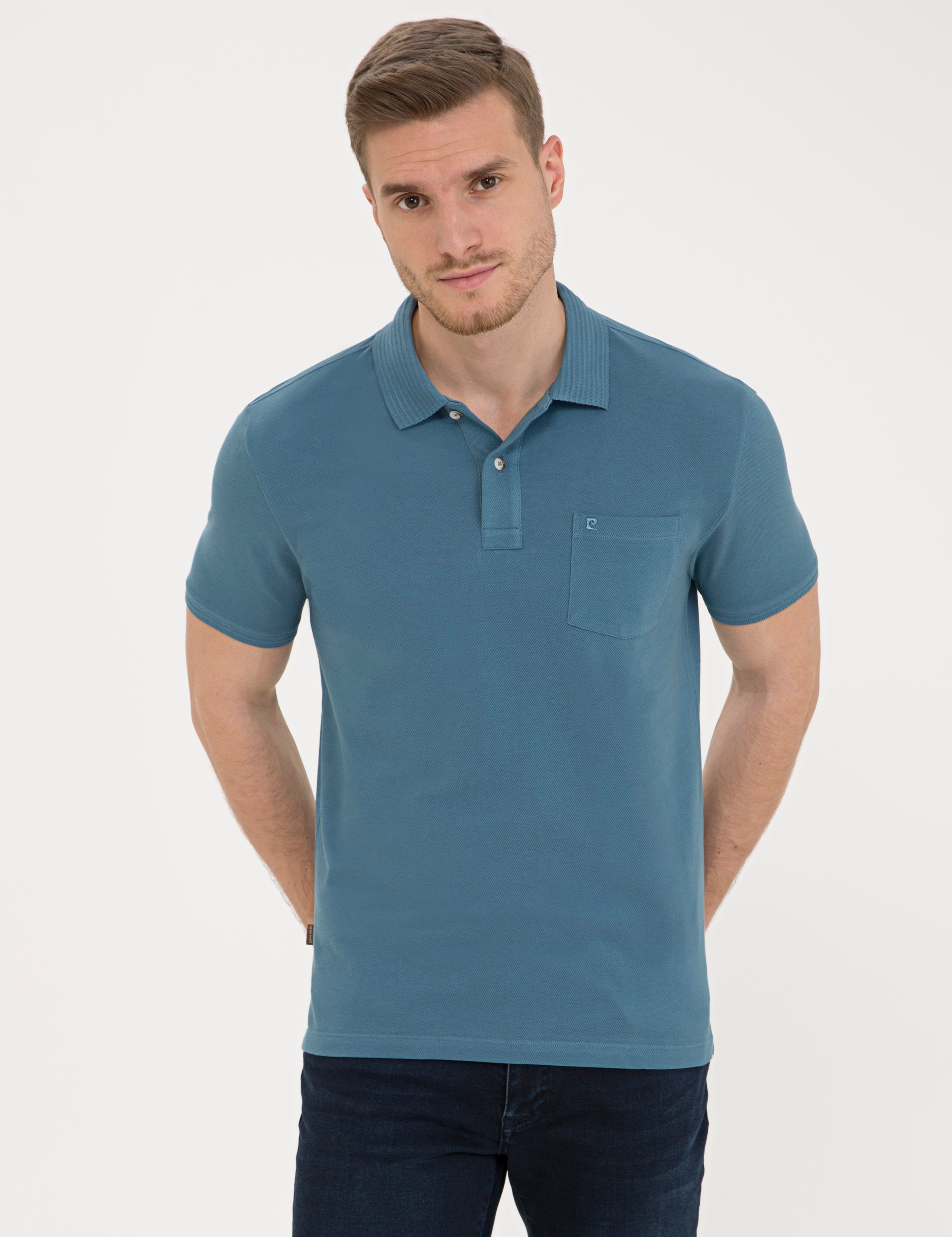 Mint Regular Fit Basic Tişört - Image 1