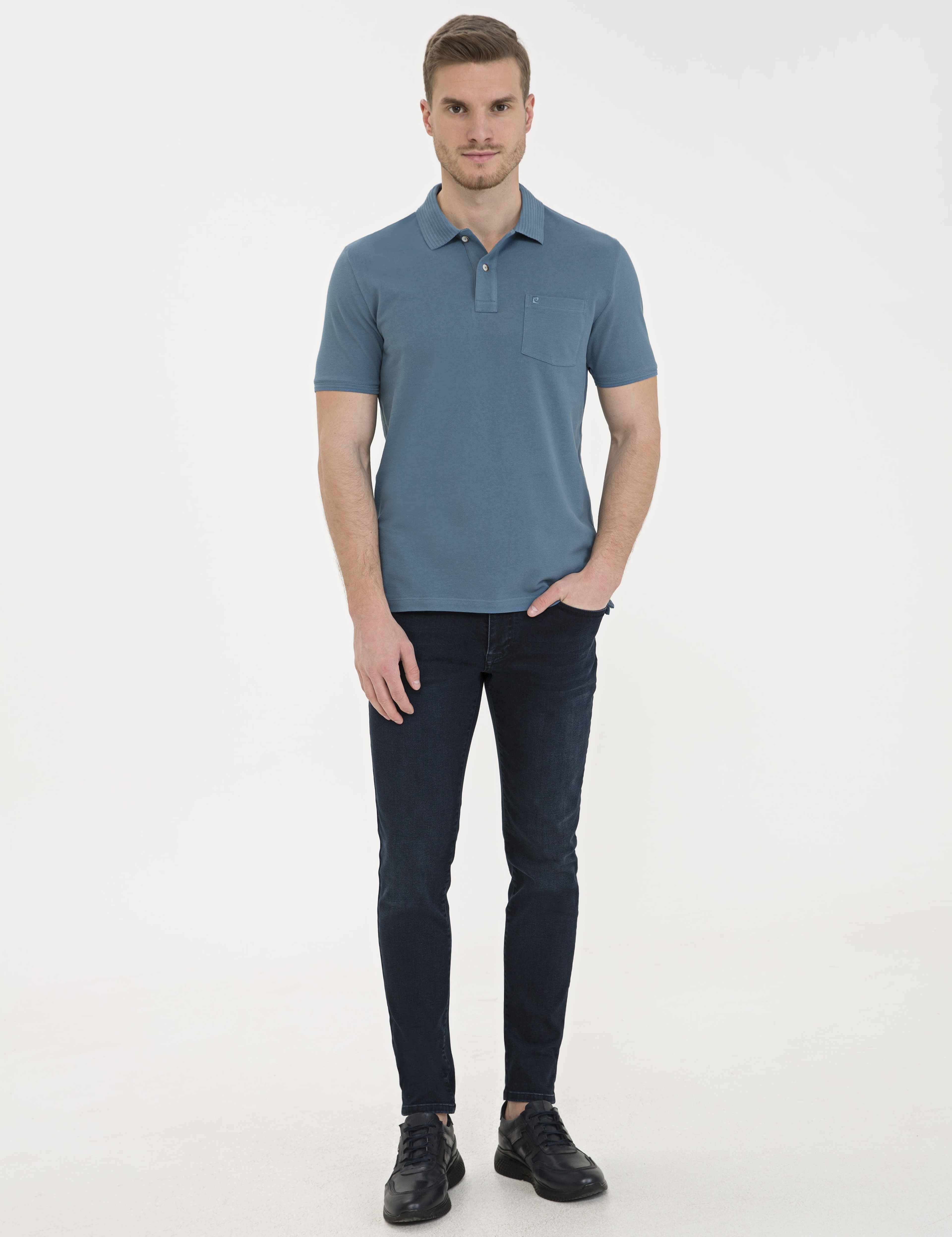 Mint Regular Fit Basic Tişört - Image 4