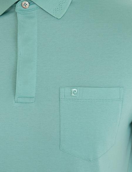 Yeşil Regular Fit Basic Tişört - 50232381163