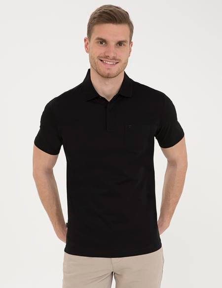 Siyah Regular Fit Basic T-Shirt - 50232381110