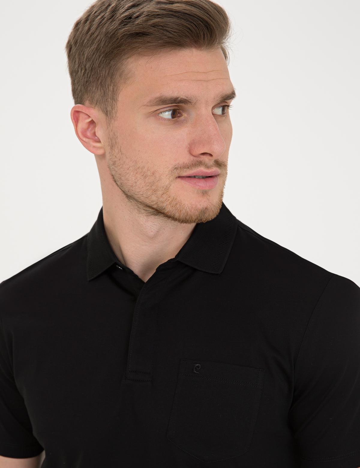 Siyah Regular Fit Basic T-Shirt - 50232381110