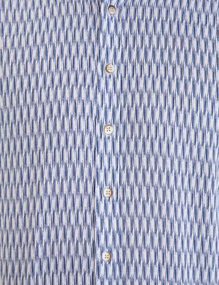 Lacivert Keten Karışımlı Regular Fit Uzun Kollu Gömlek - 50233043007