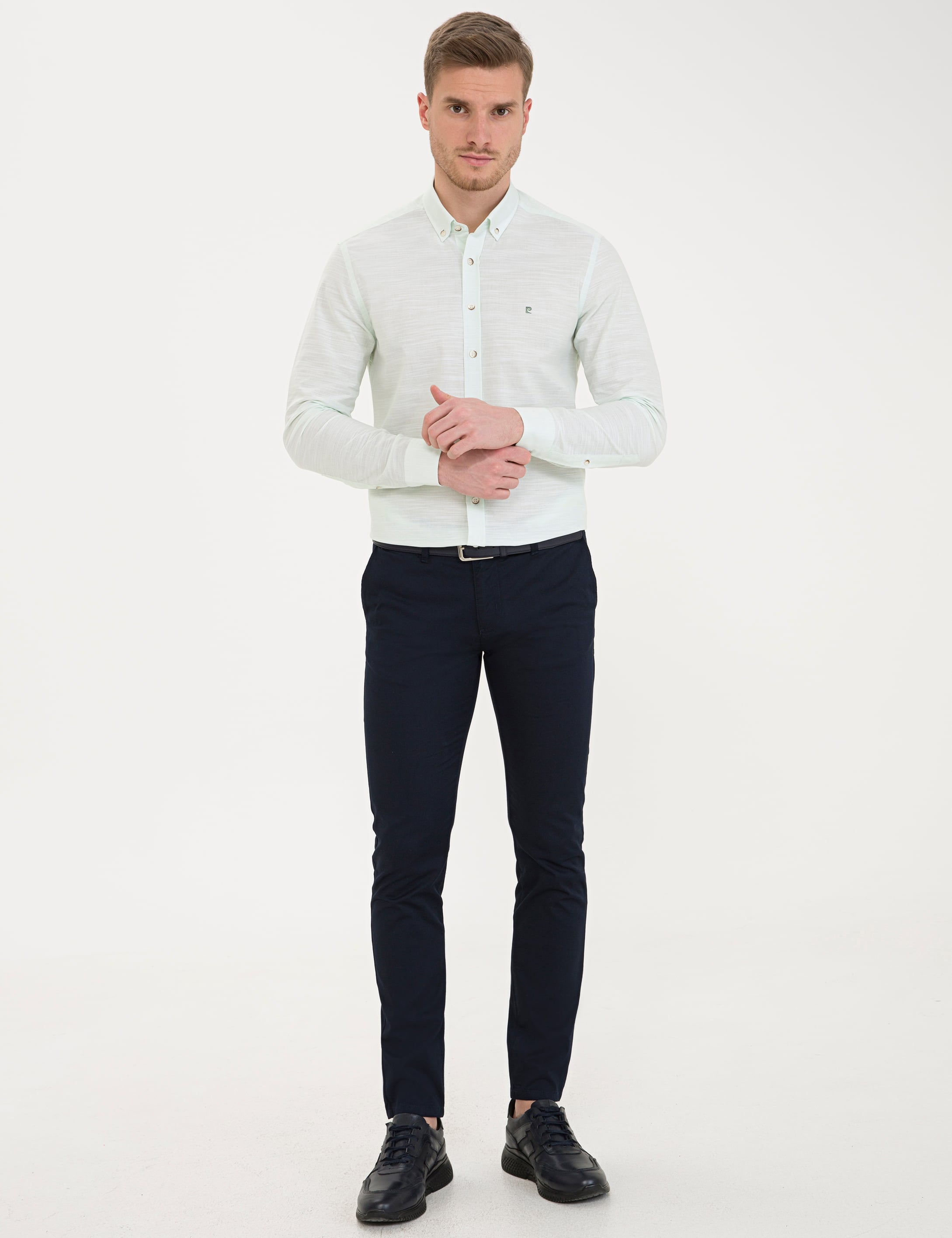 Açık Yeşil Slim Fit Gömlek