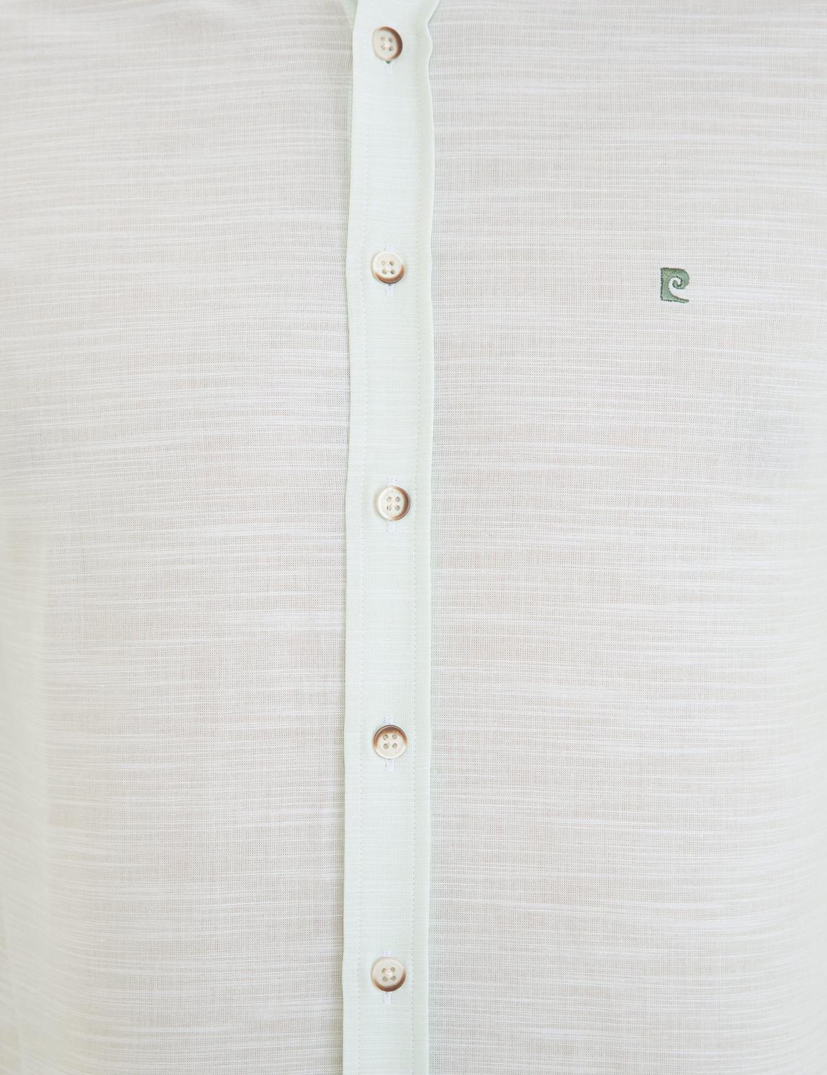 Açık Yeşil Slim Fit Gömlek - 50236034060