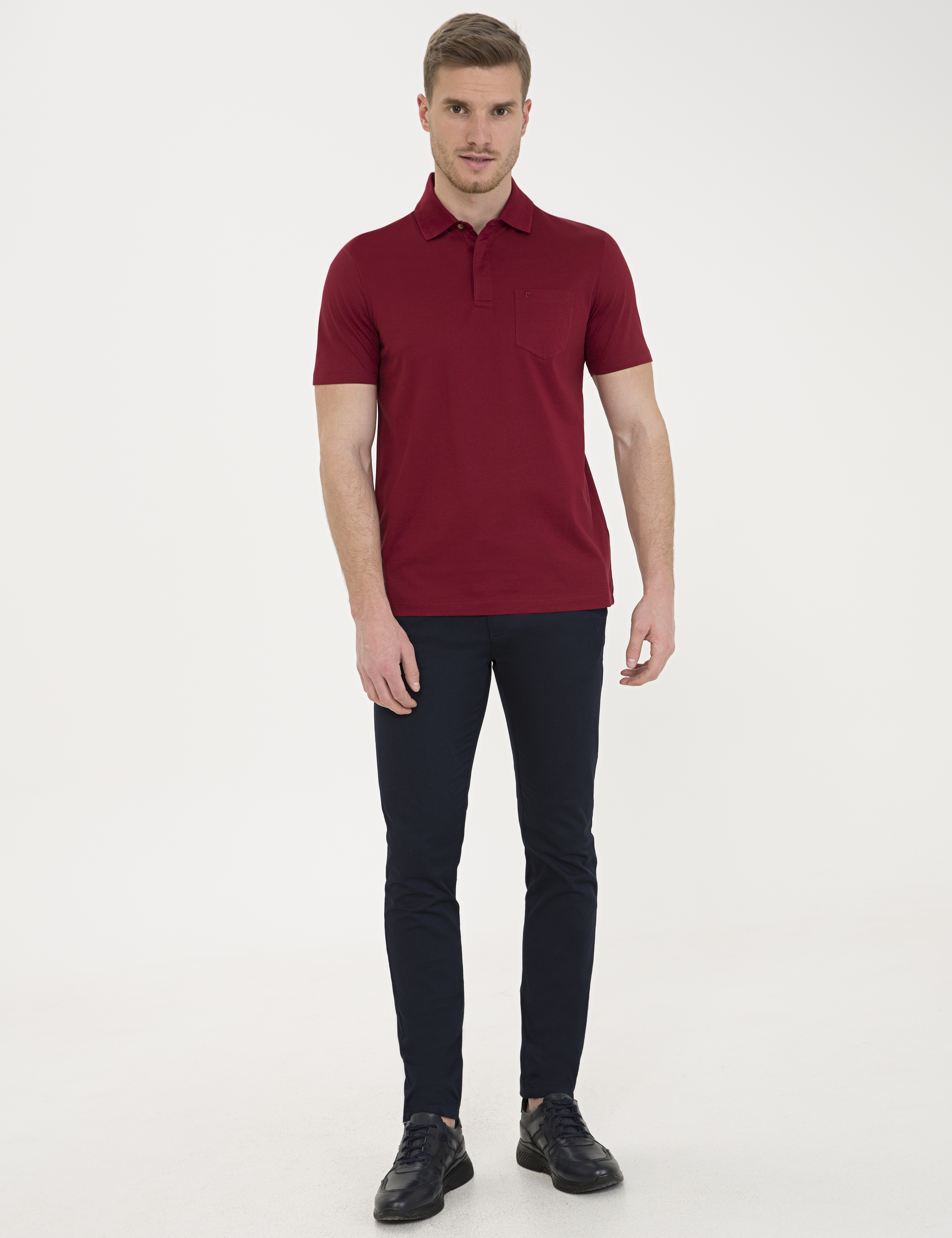 Bordo Regular Fit Basic Tişört