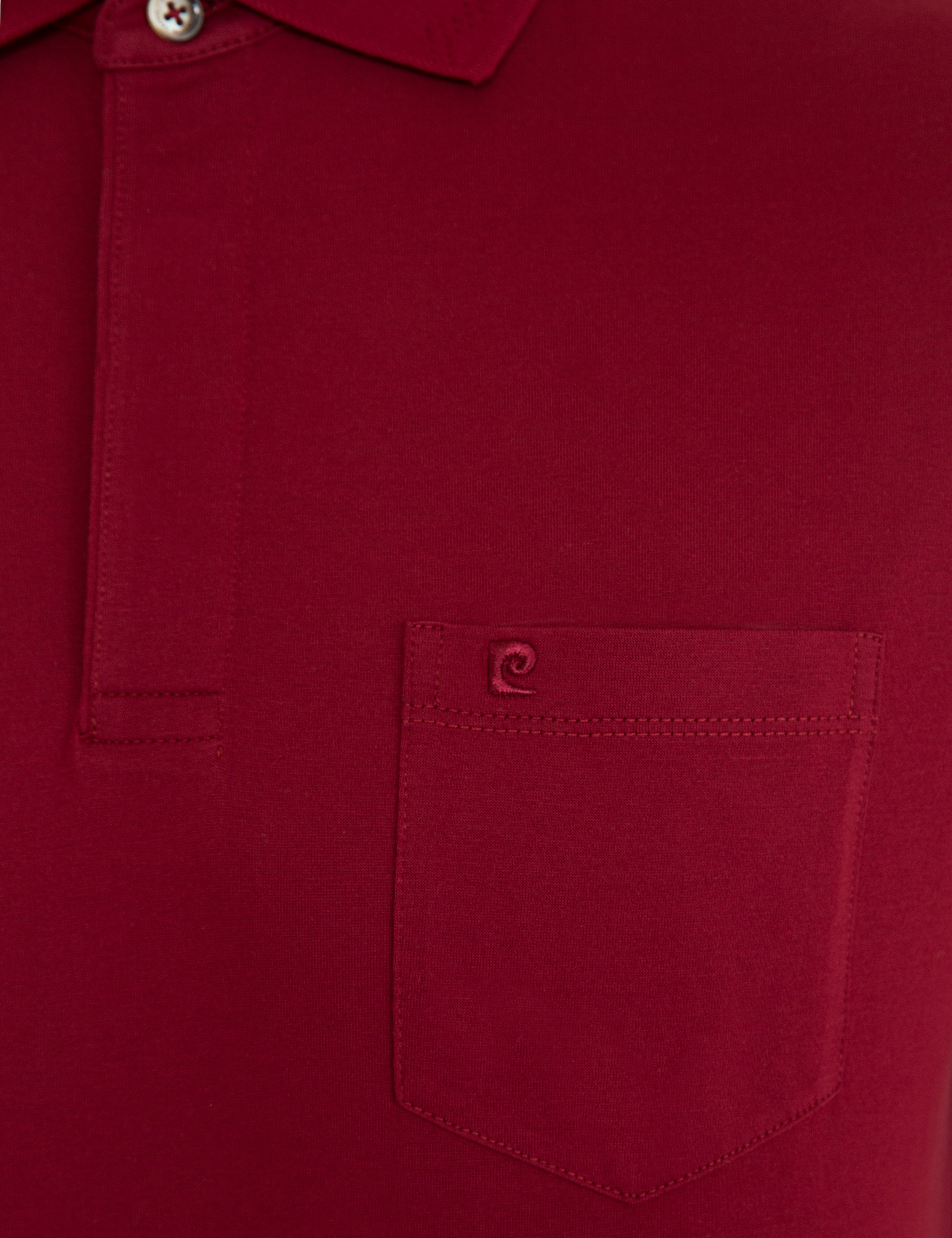 Bordo Regular Fit Basic Tişört - Image 5