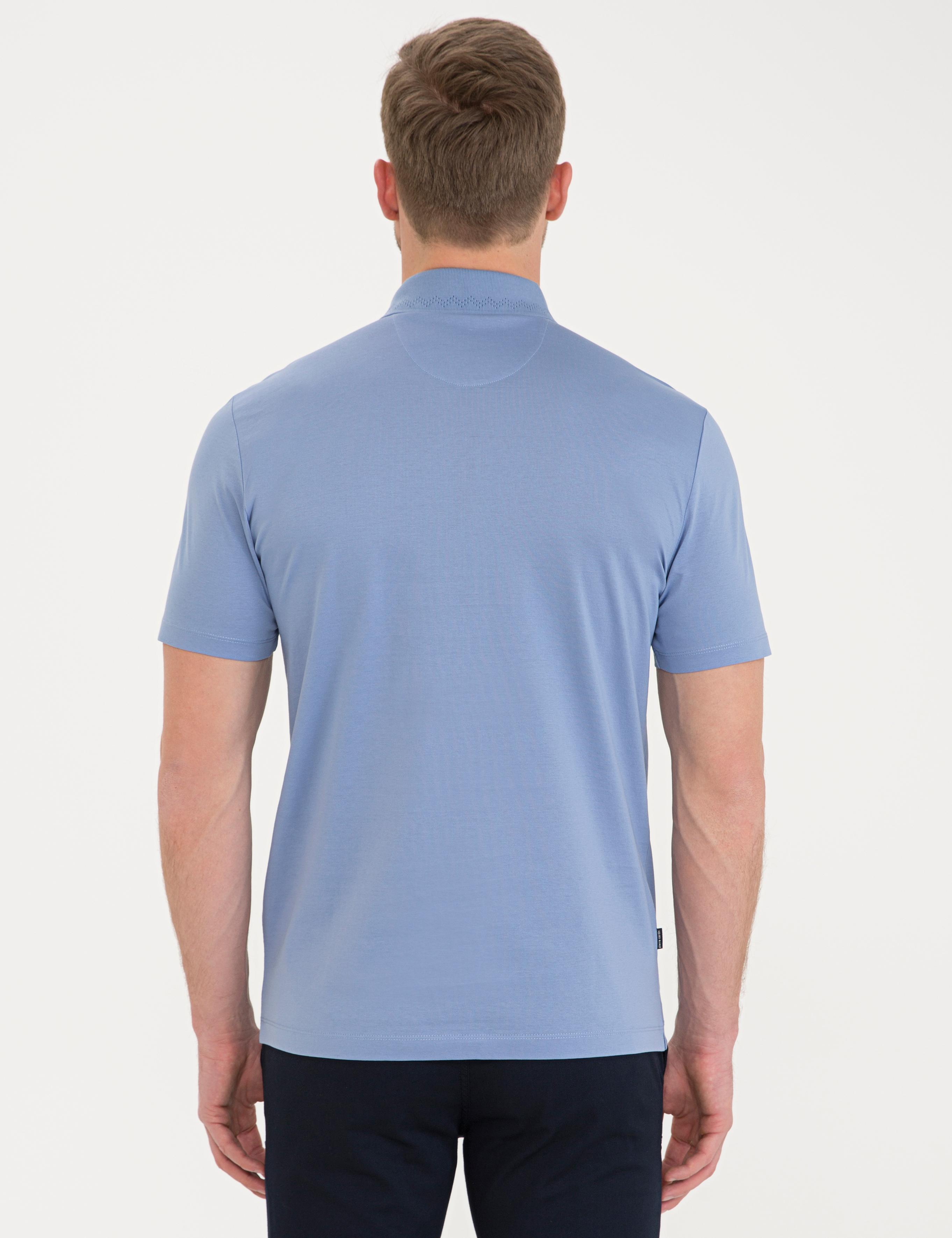 Koyu Mavi Regular Fit Basic Tişört