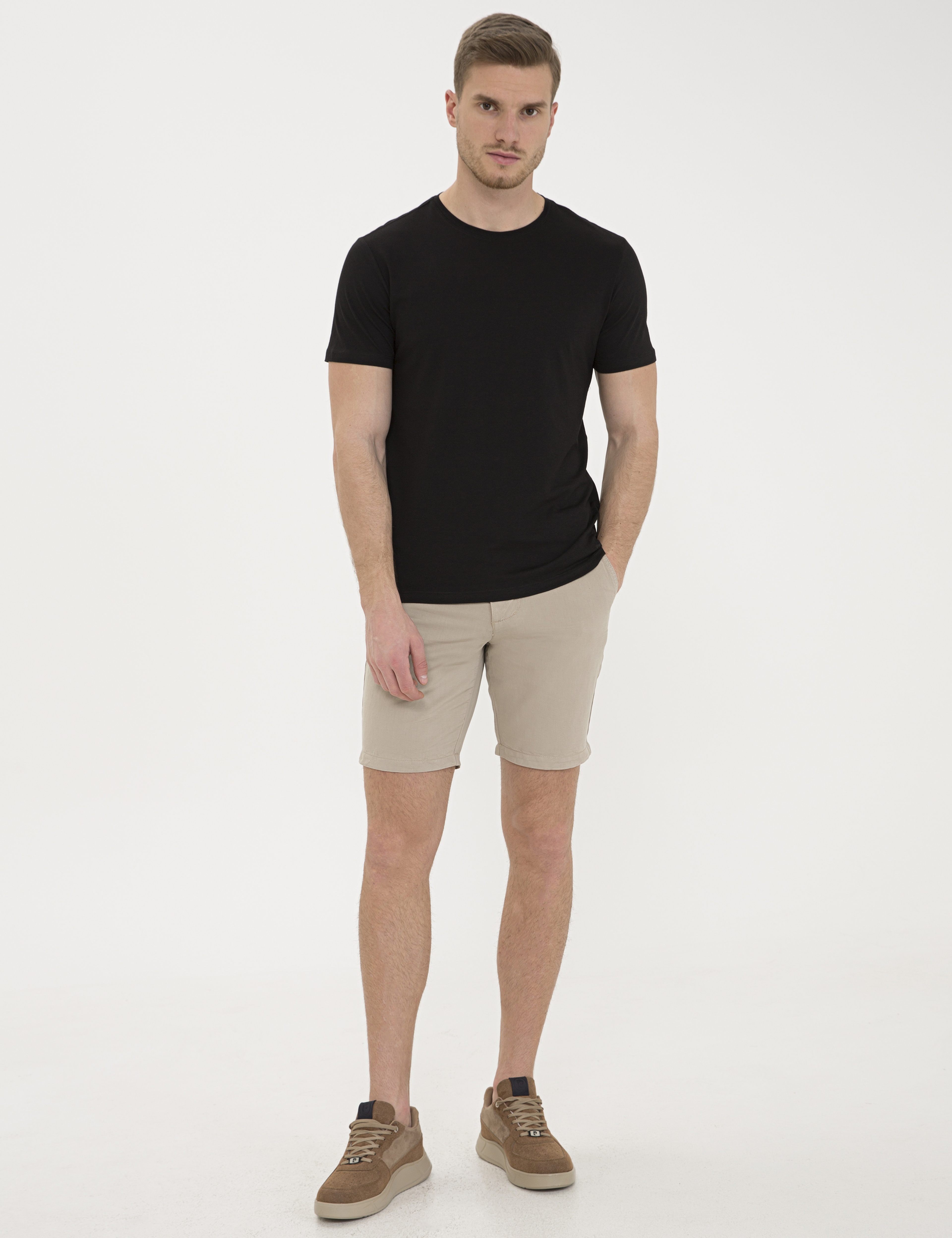 Siyah Slim Fit Basic Tişört