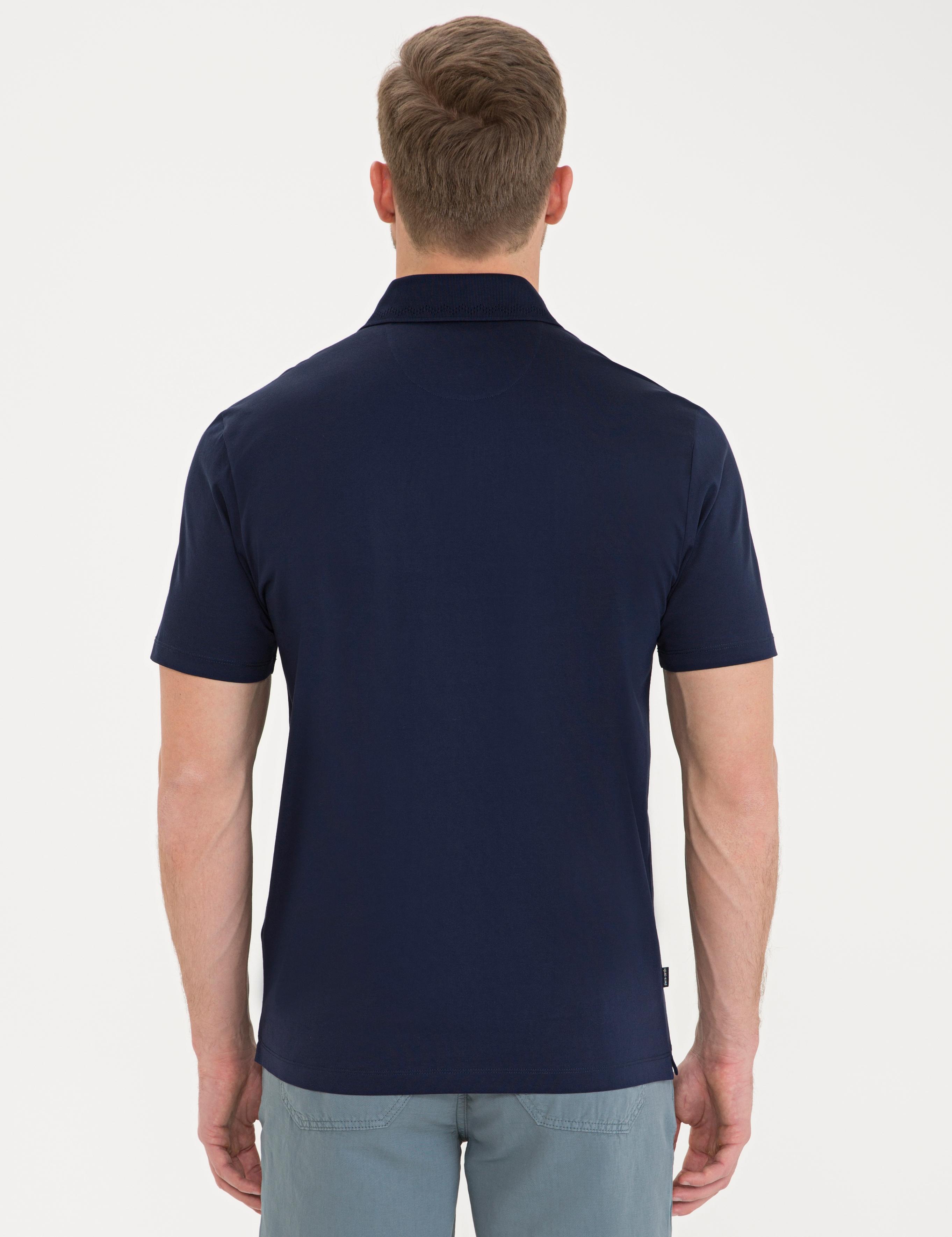 Koyu Lacivert Regular Fit Basic T-Shirt