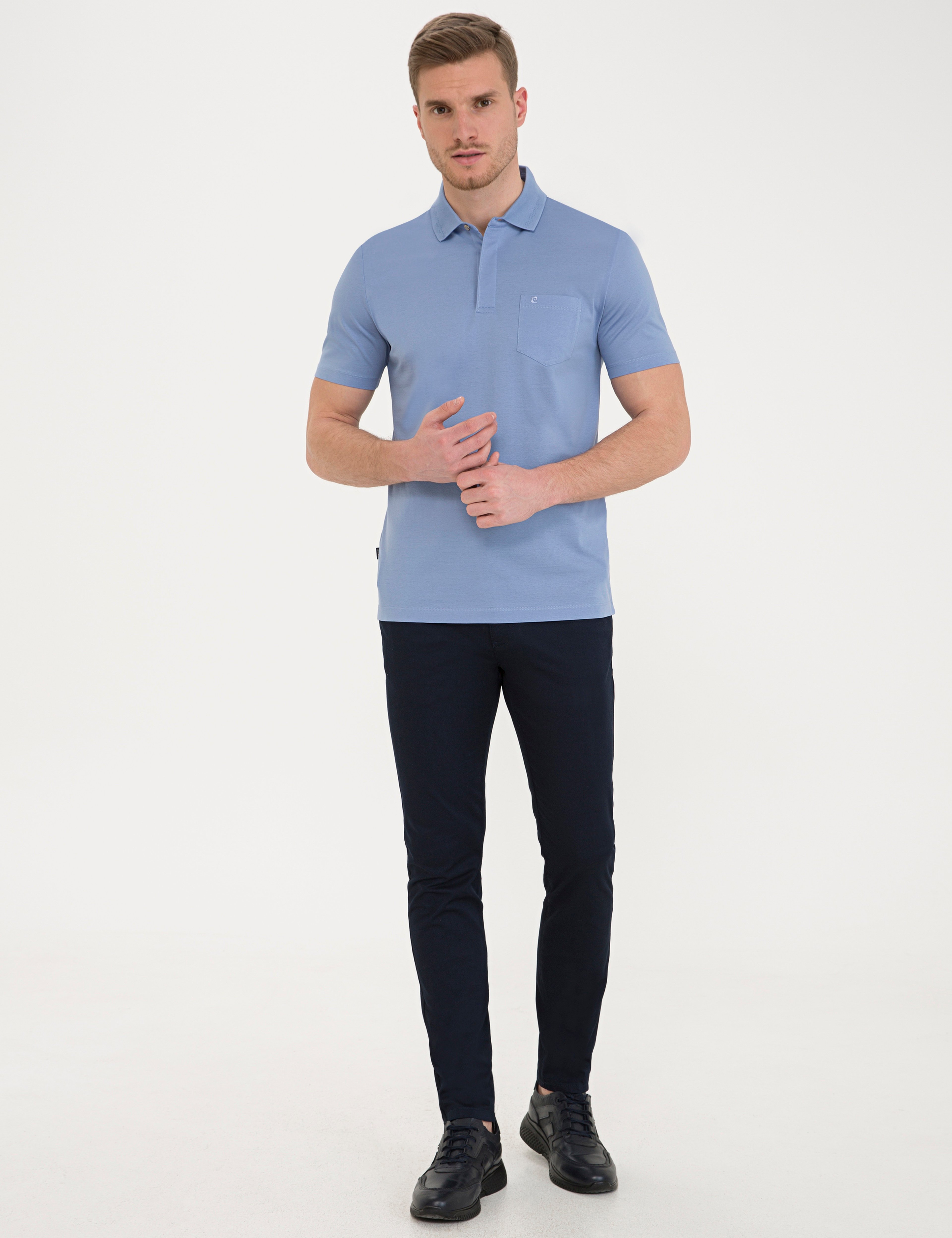 Saks Regular Fit Basic Tişört - Image 4
