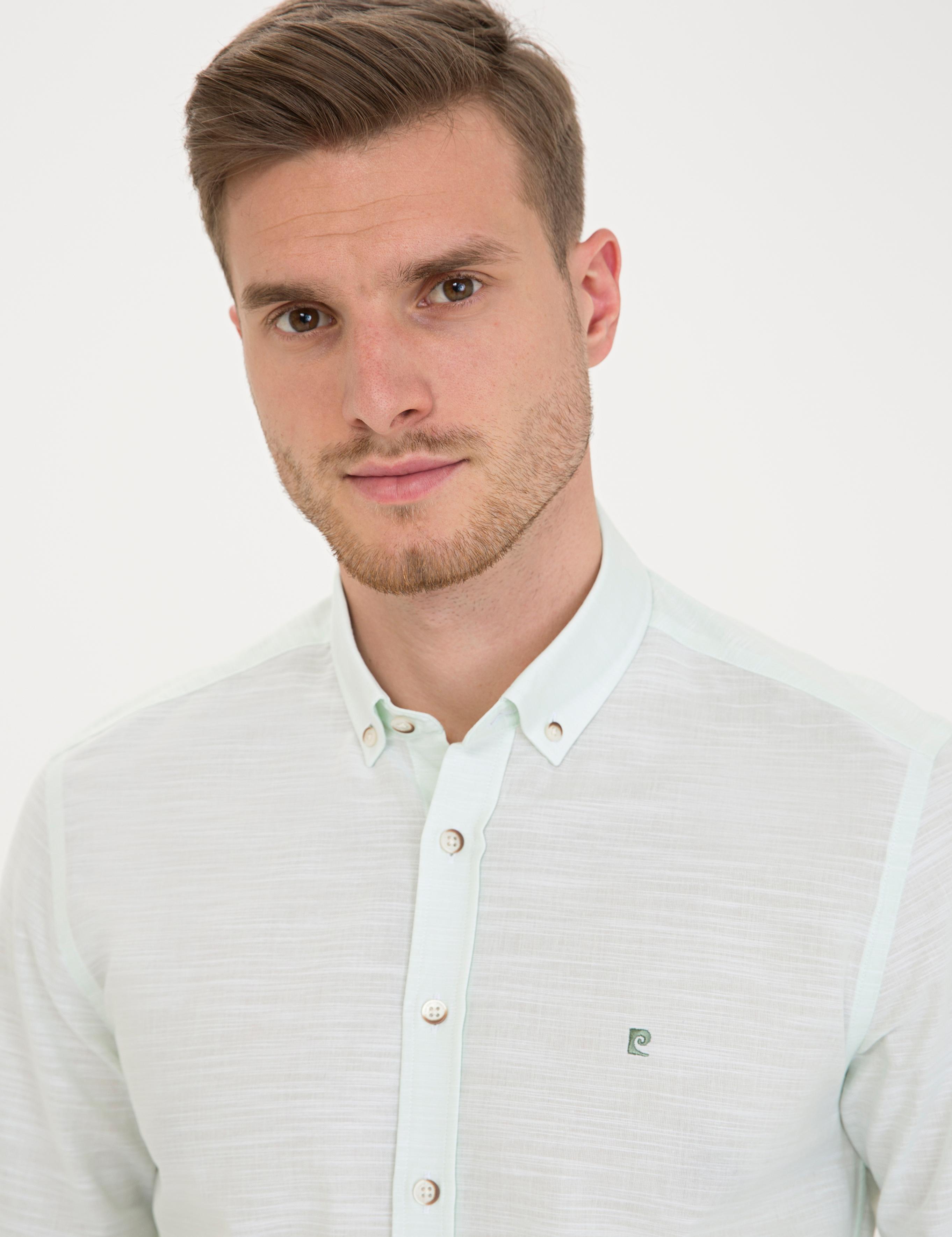 Açık Yeşil Slim Fit Gömlek