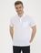 Beyaz Regular Fit Polo Yaka Merserize Tişört