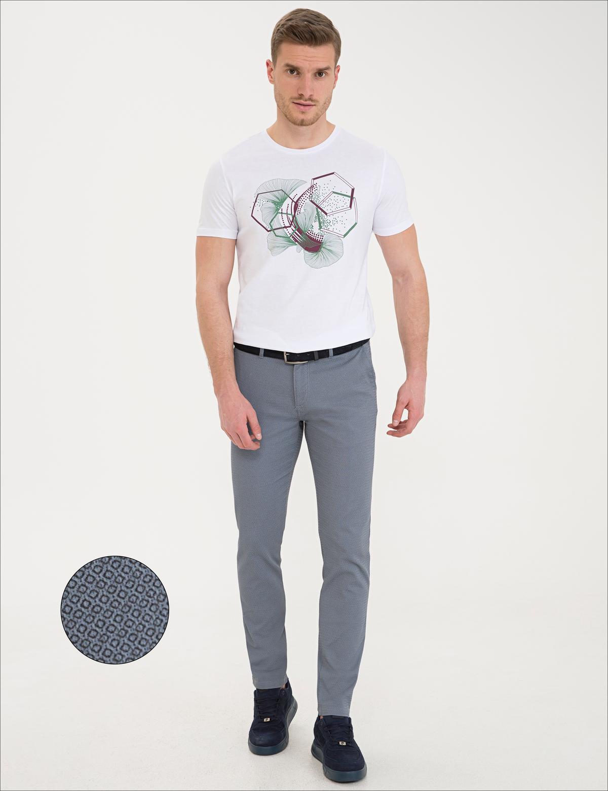 Saks Slim Fit Kanvas Pantolon