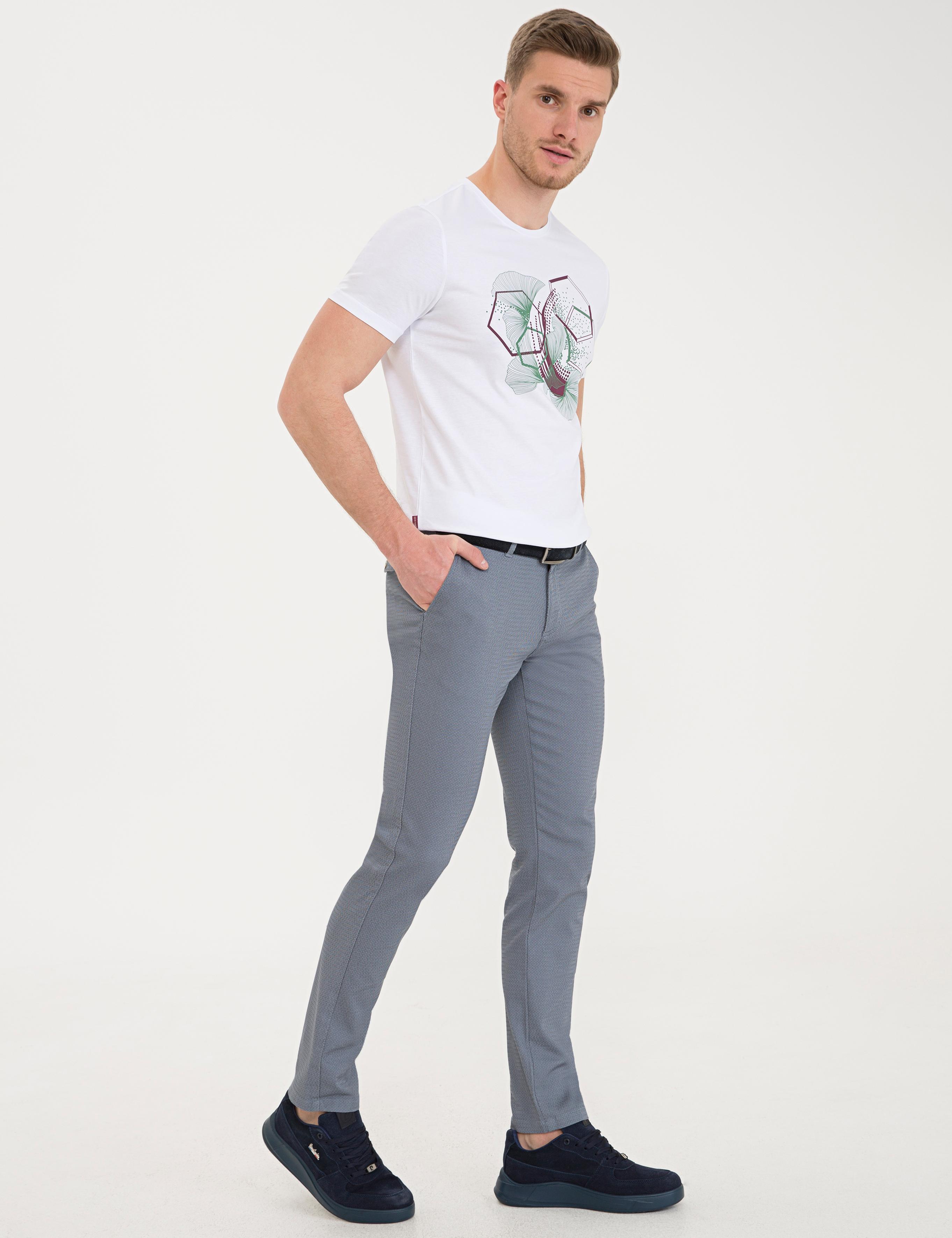 Saks Slim Fit Kanvas Pantolon