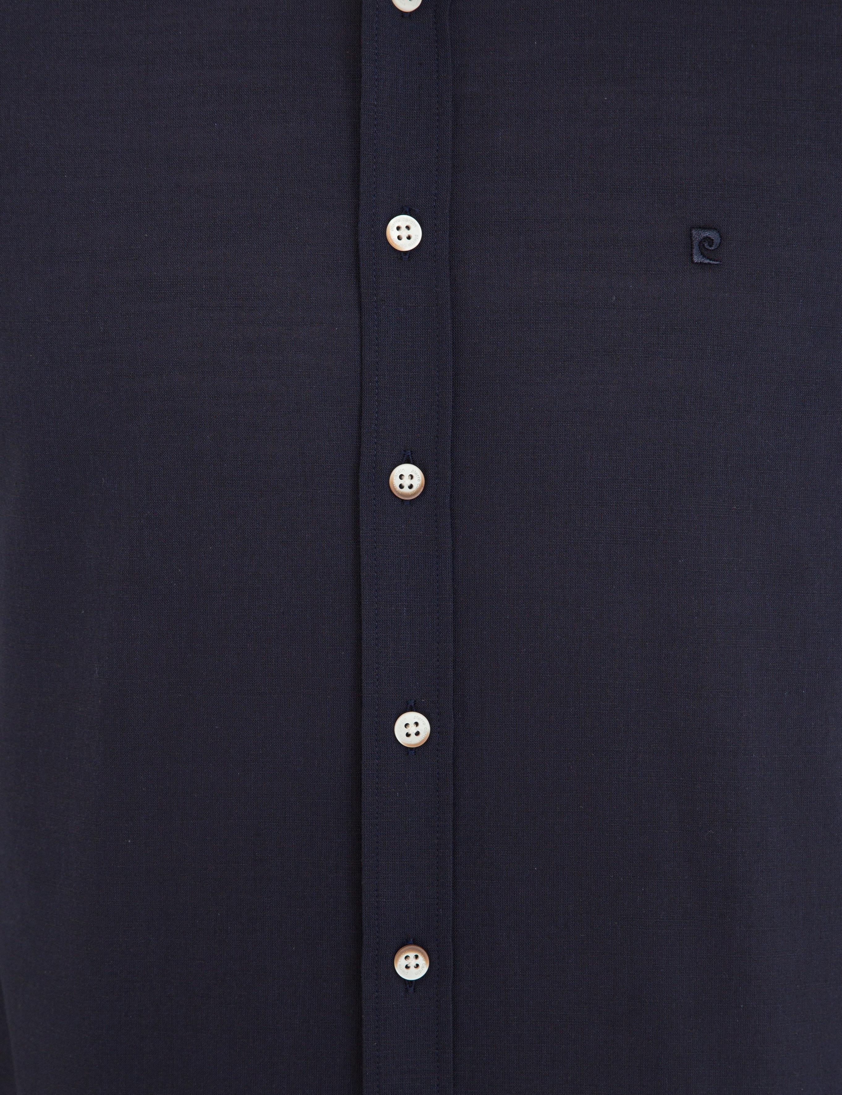 Lacivert Slim Fit Gömlek